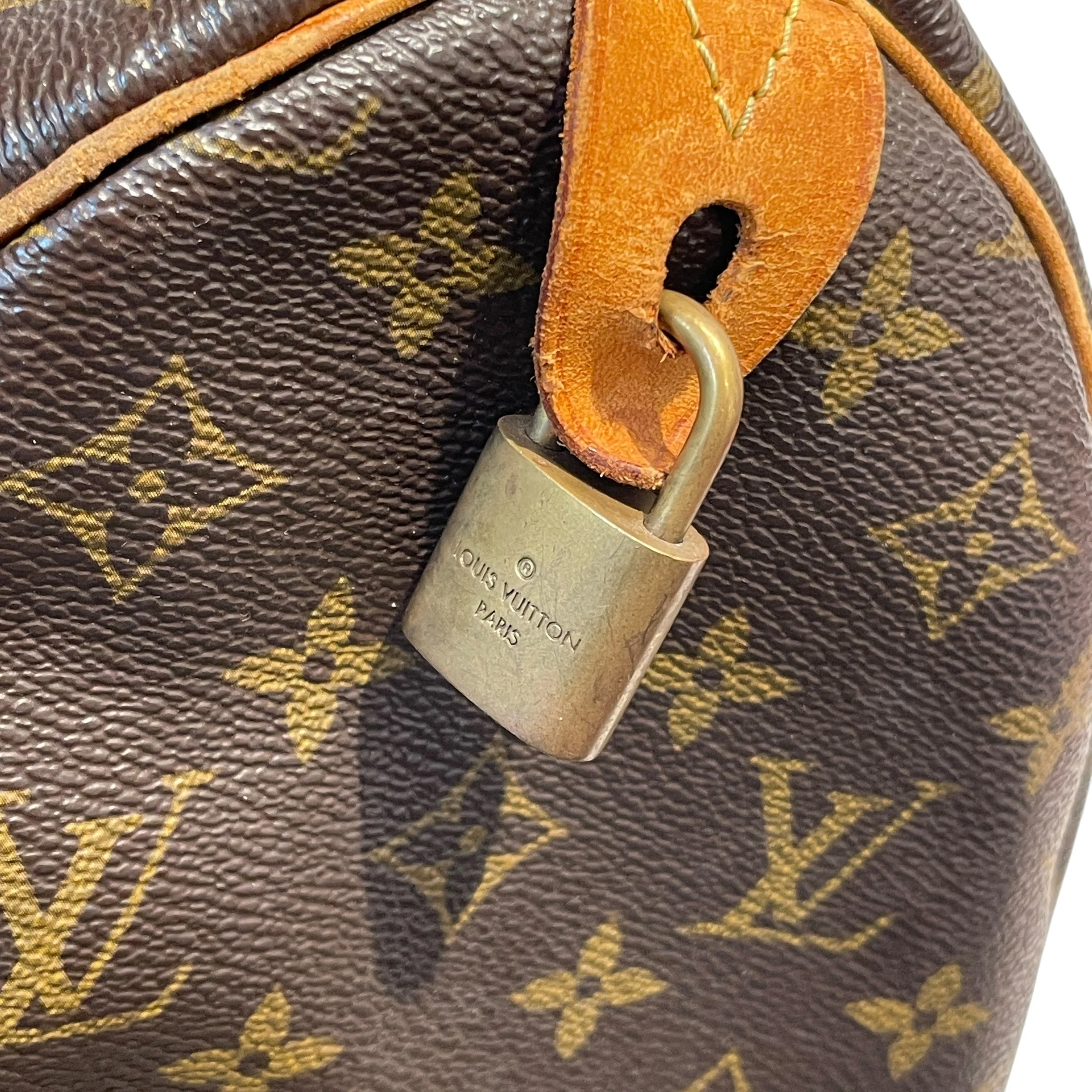 LOUIS VUITTON/Bag/All Over Print/BRW/MONOGRAM SPEEDY 30