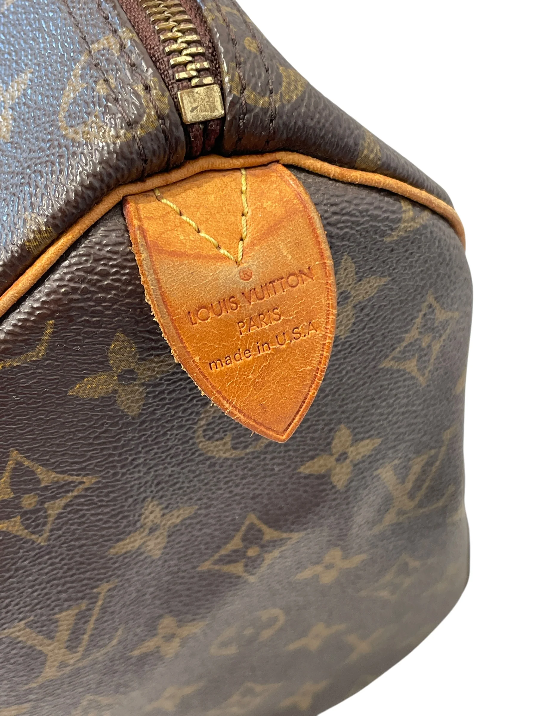 LOUIS VUITTON/Bag/All Over Print/BRW/MONOGRAM SPEEDY 30