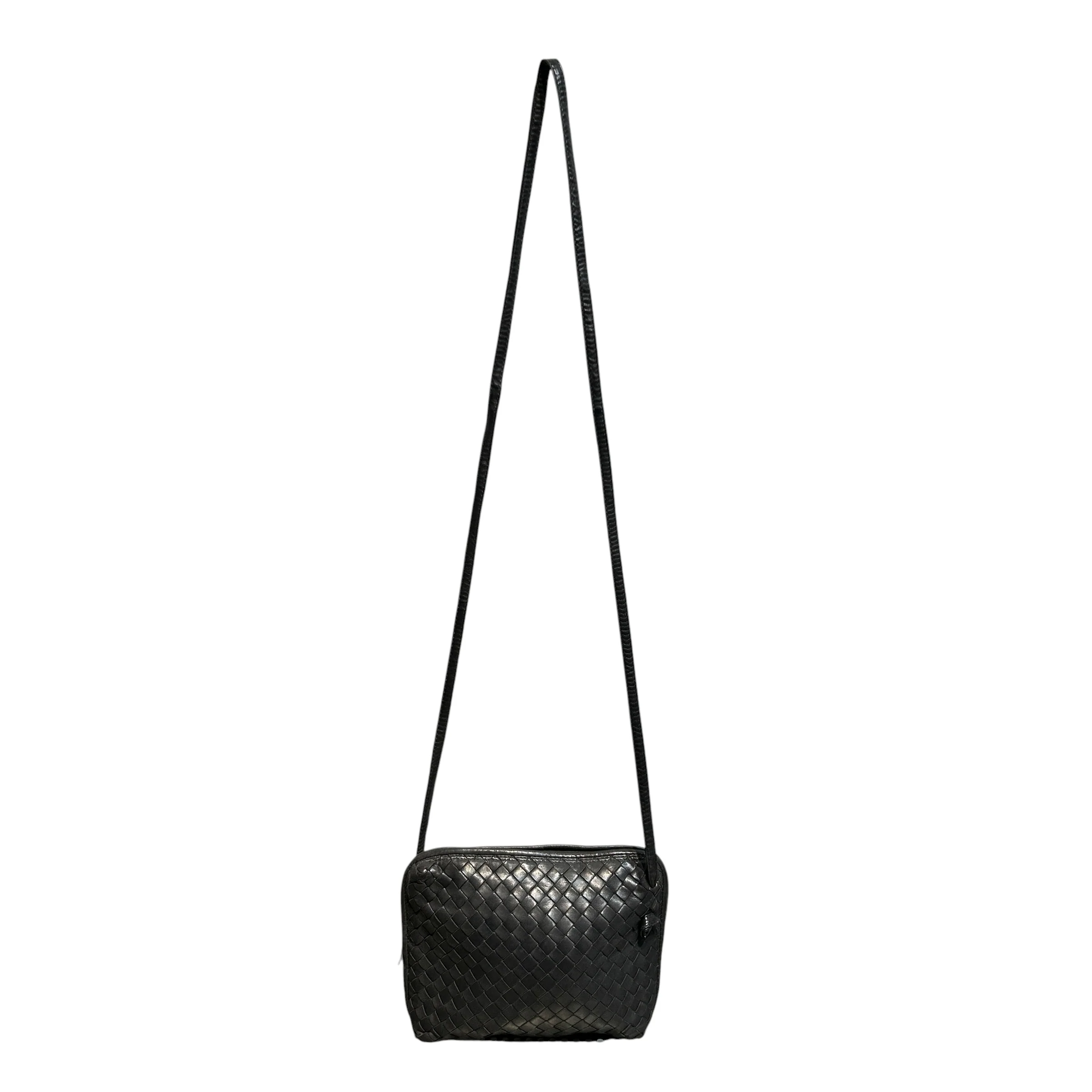 BOTTEGA VENETA/Cross Body Bag/Leather/GRY/