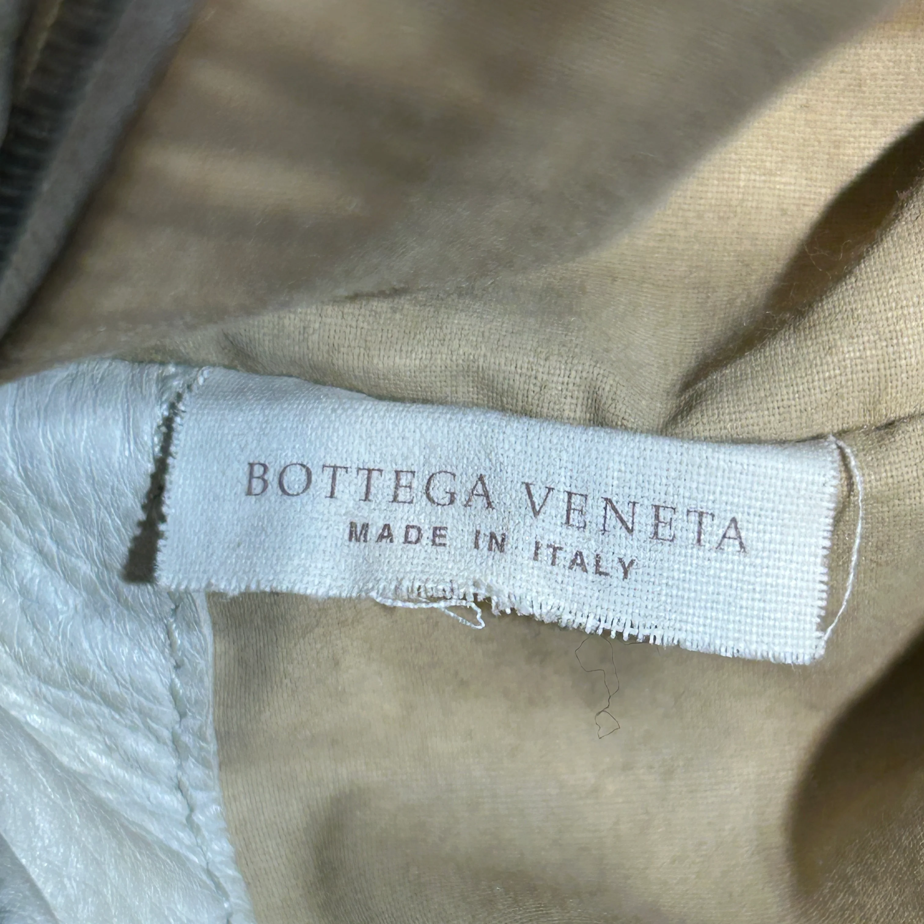 BOTTEGA VENETA/Tote Bag/Leather/CRM/Intrecciato Hobo Shoulder Bag