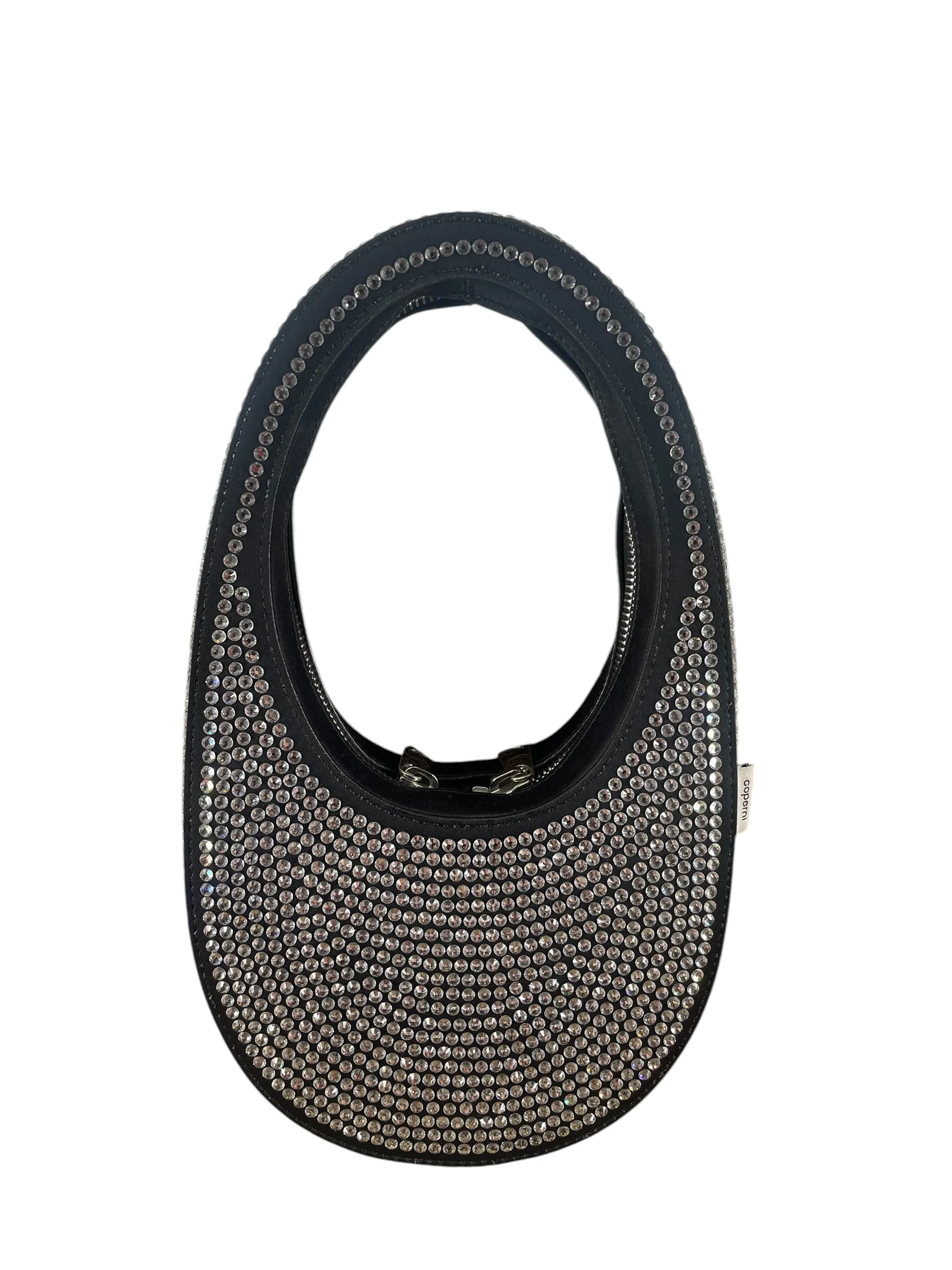 Coperni/Hand Bag/All Over Print/Leather/BLK/CRYSTAL EMBELLISHED MINI BAG