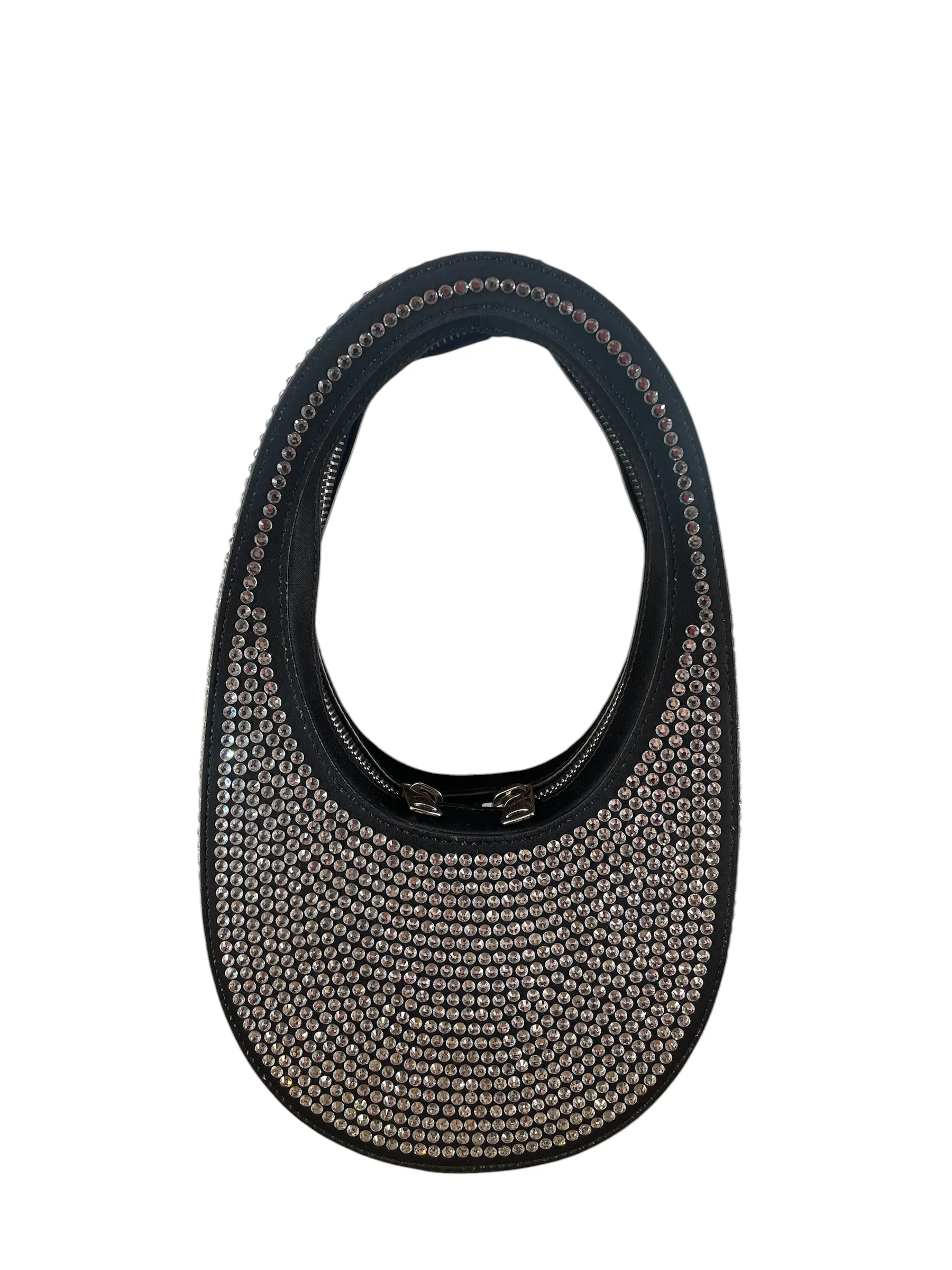 Coperni/Hand Bag/All Over Print/Leather/BLK/CRYSTAL EMBELLISHED MINI BAG