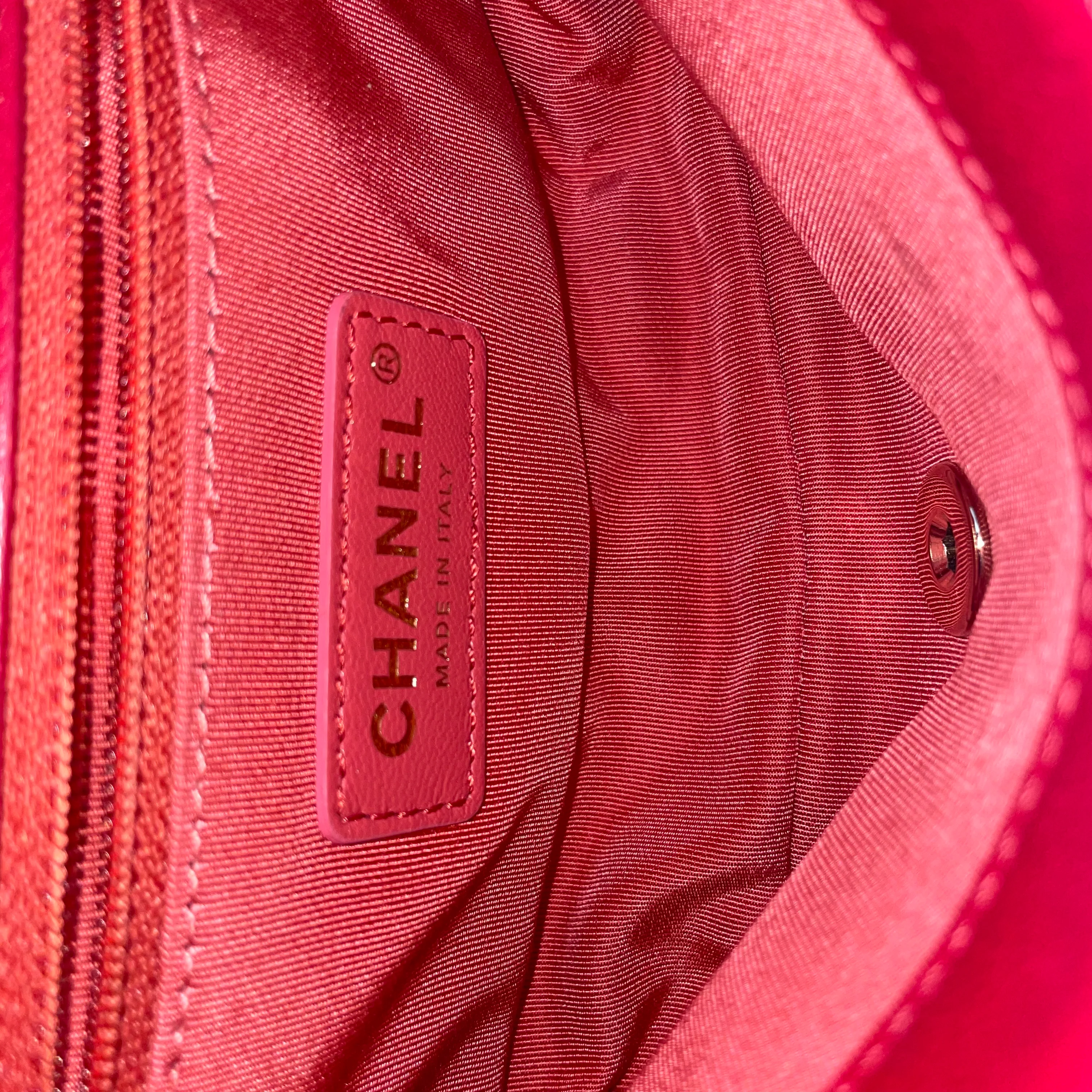 CHANEL/Cross Body Bag/All Over Print/Leather/RED/TWEED LEATHER TIMELESS/CLASSIQ