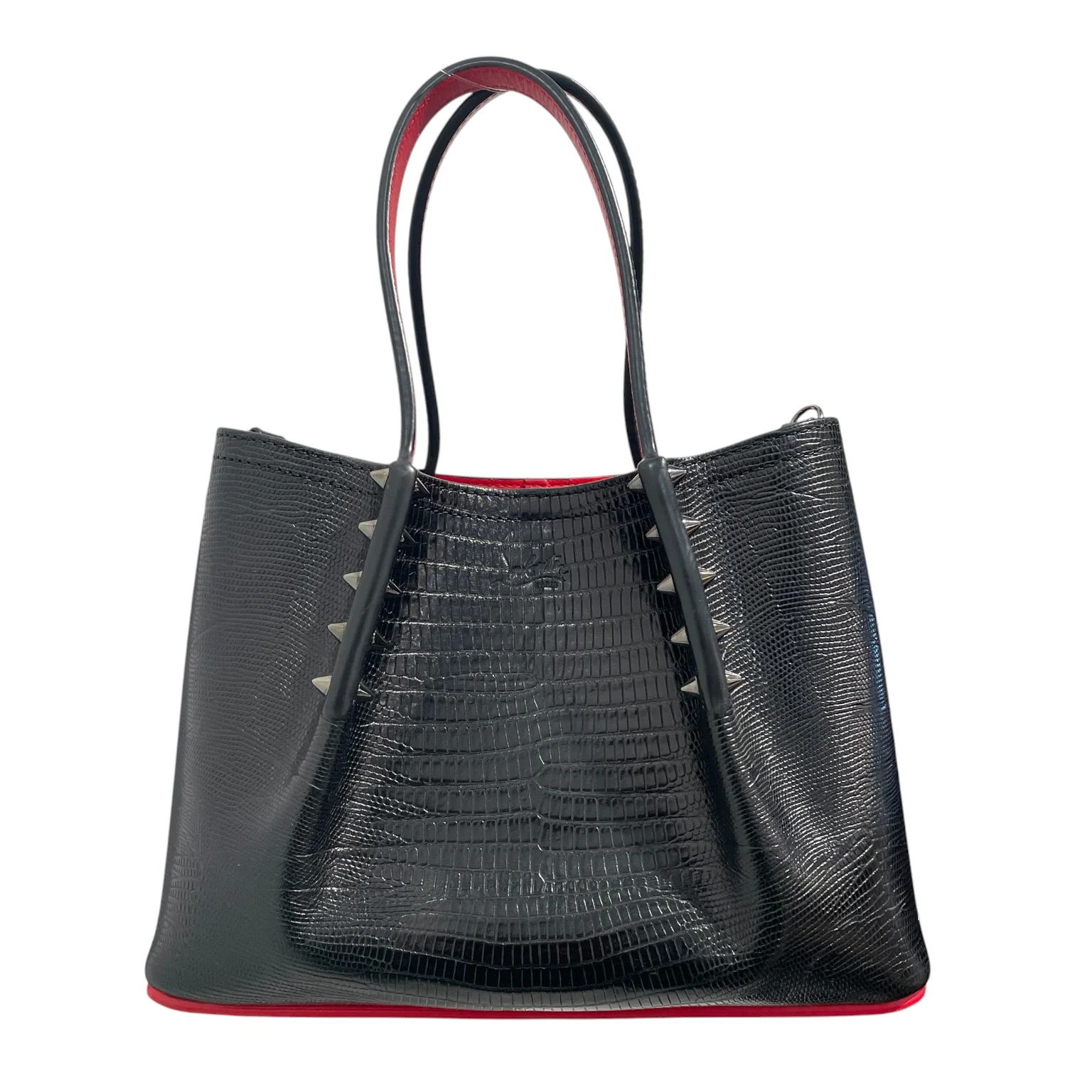 Christian Louboutin/Cross Body Bag/Leather/BLK/Cabarock Handbag