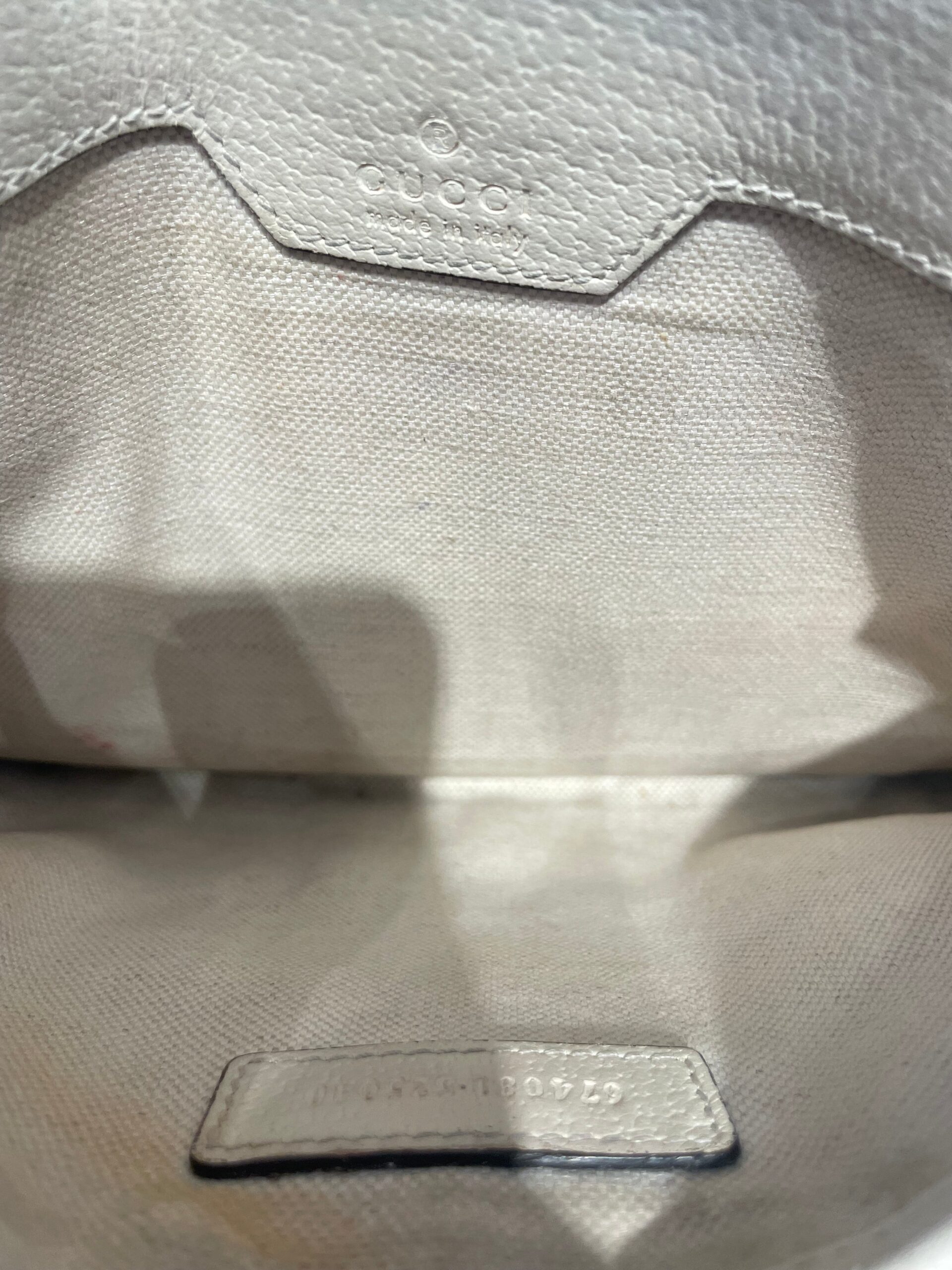 GUCCI/Bag/Monogram/Leather/WHT/ophidia GG belt bag