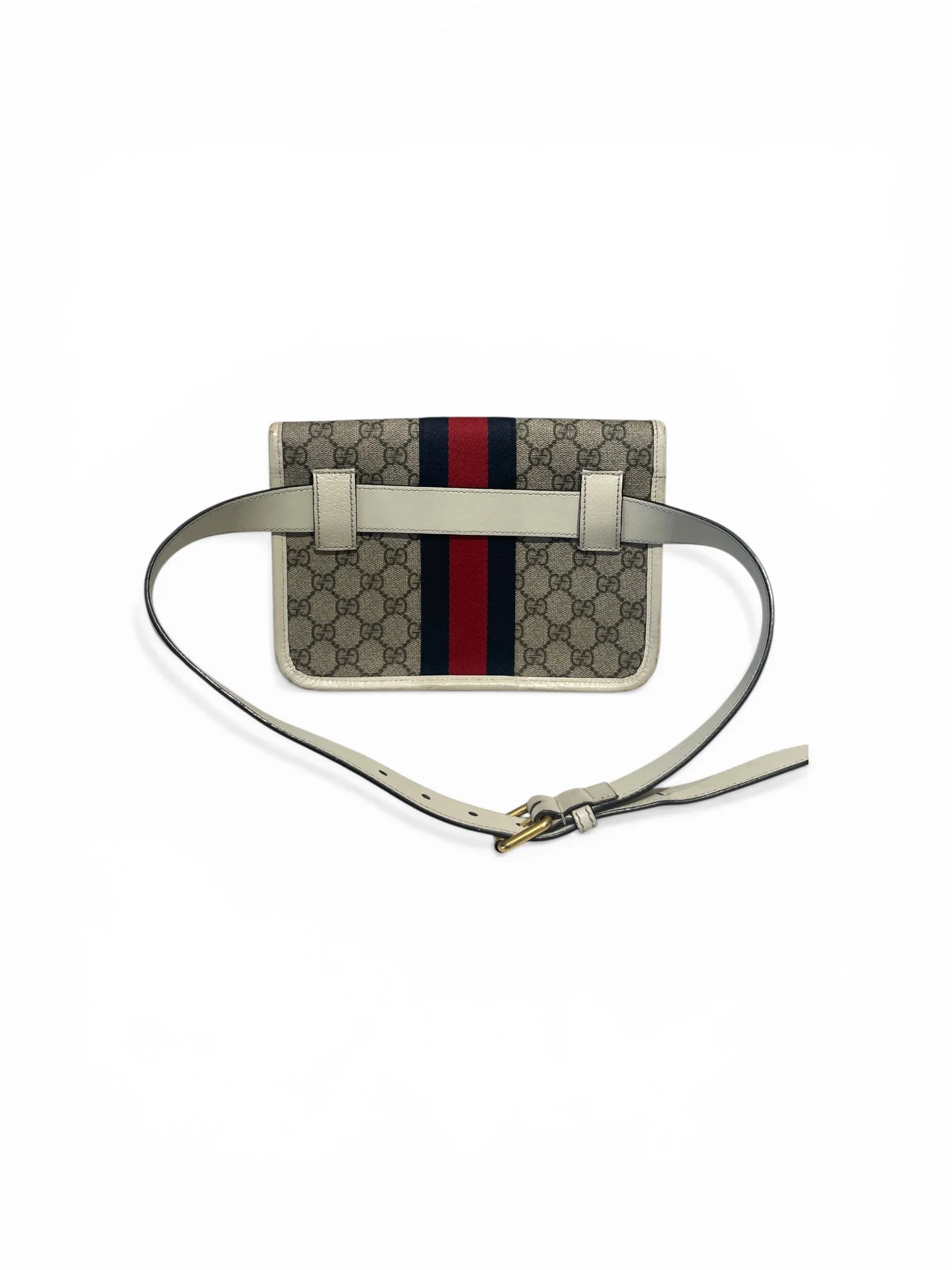 GUCCI/Bag/Monogram/Leather/WHT/ophidia GG belt bag