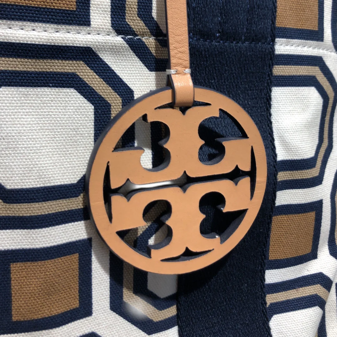 TORY BURCH/Tote Bag/All Over Print/NVY/