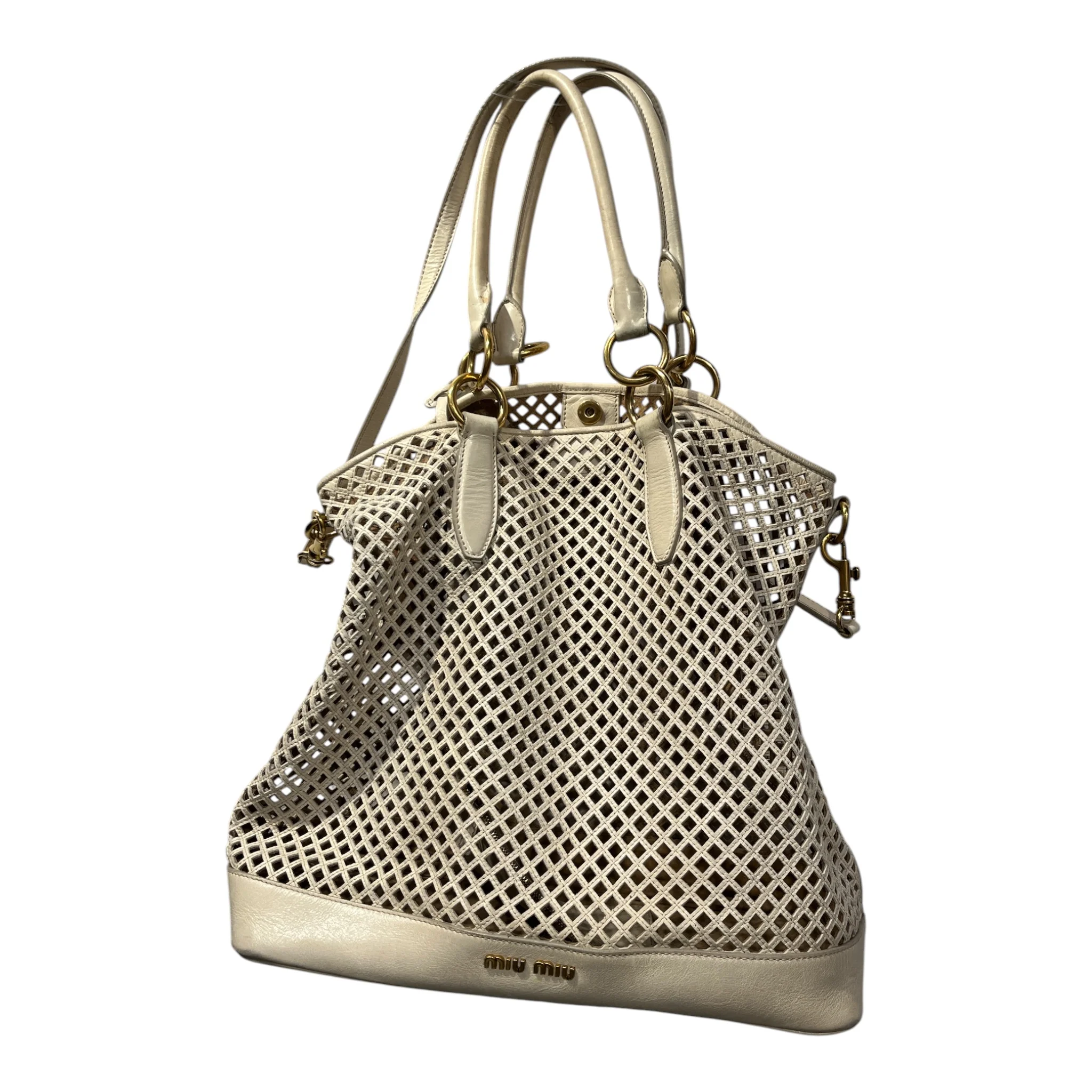 MIU MIU/Cross Body Bag/Leather/CRM/