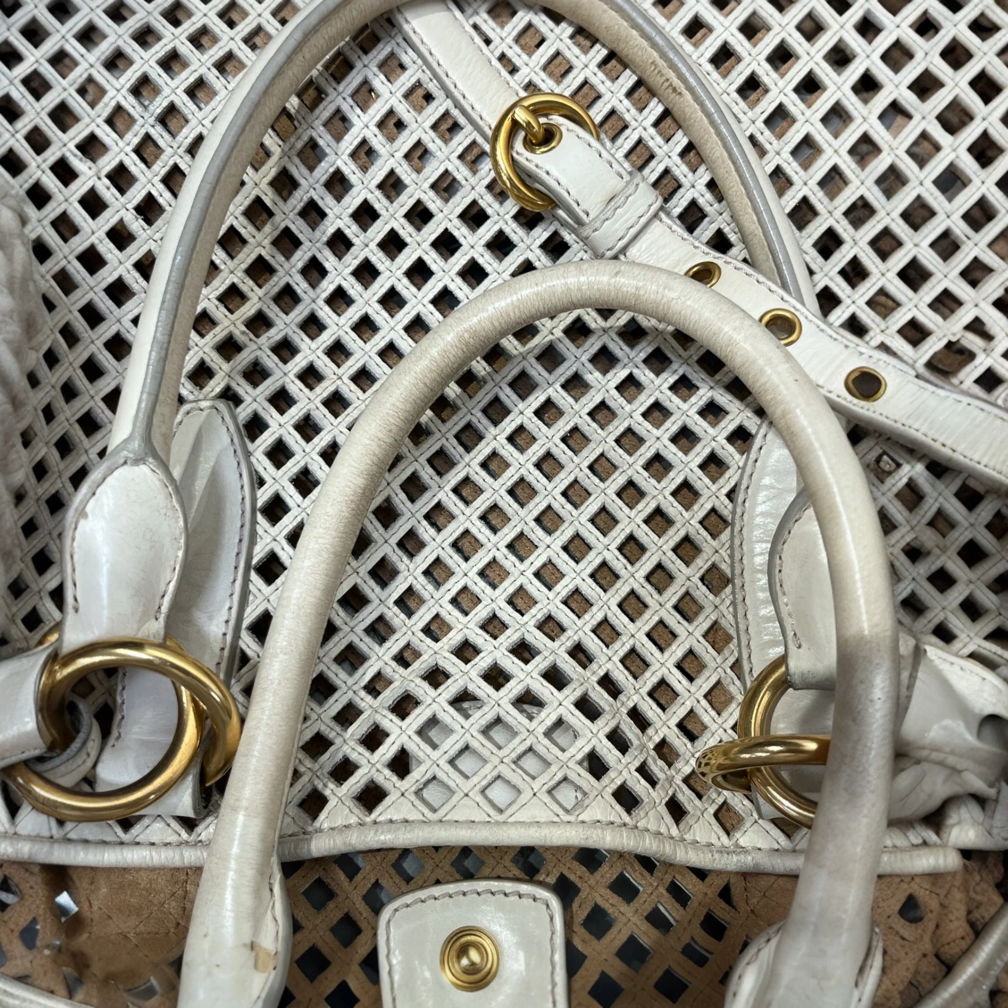 MIU MIU/Cross Body Bag/Leather/CRM/