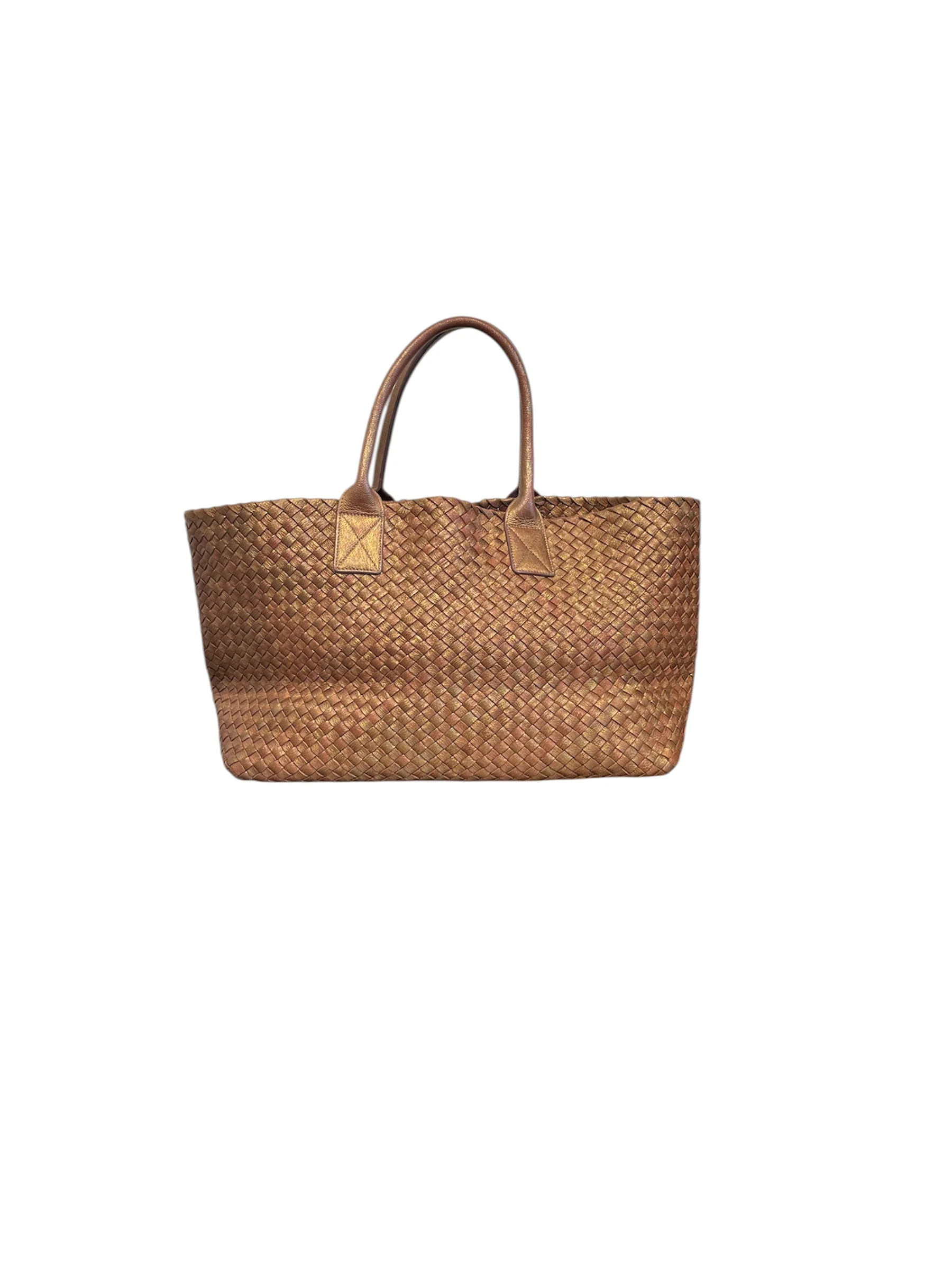 BOTTEGA VENETA/Tote Bag/Leather/BRW/medium cabat tote
