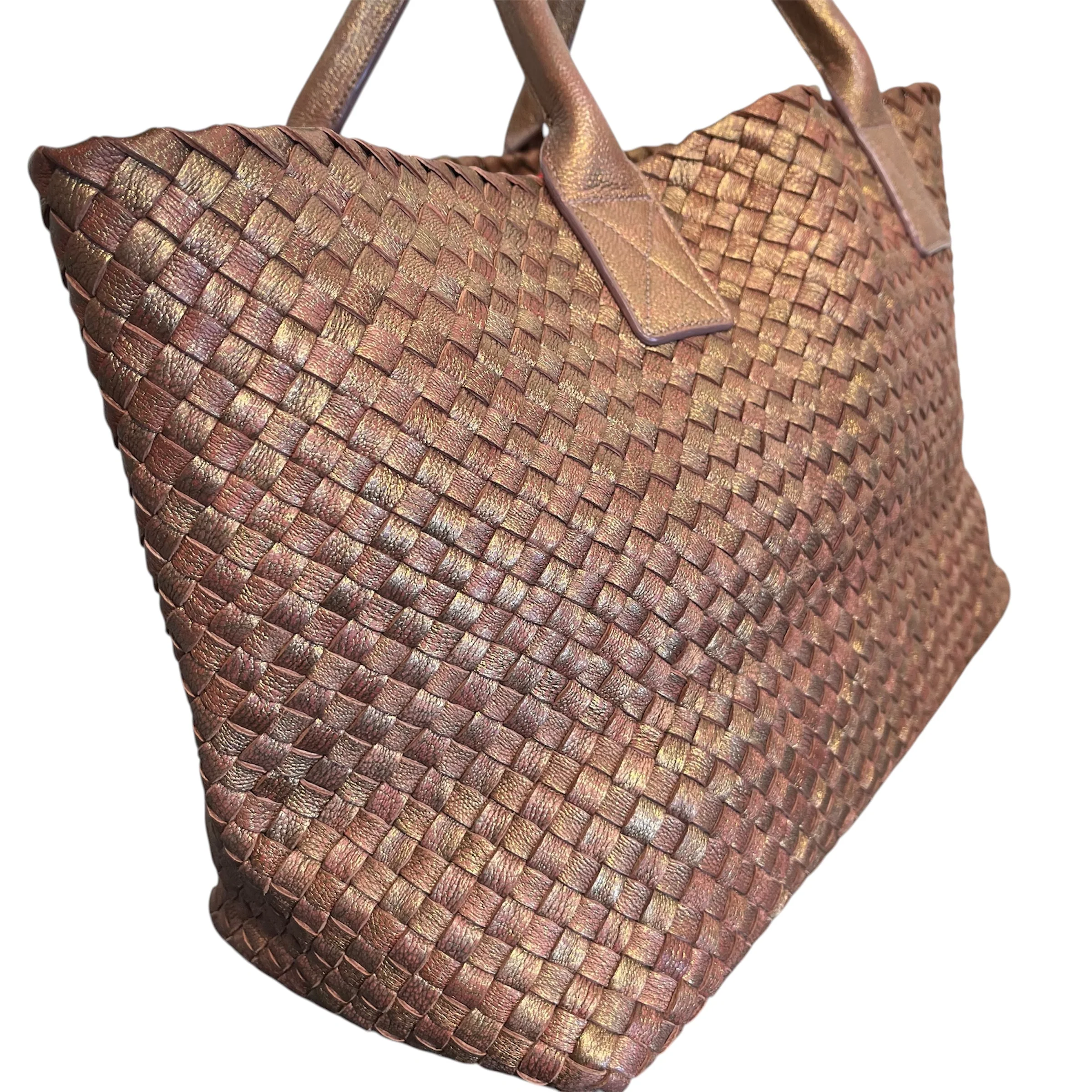 BOTTEGA VENETA/Tote Bag/Leather/BRW/medium cabat tote