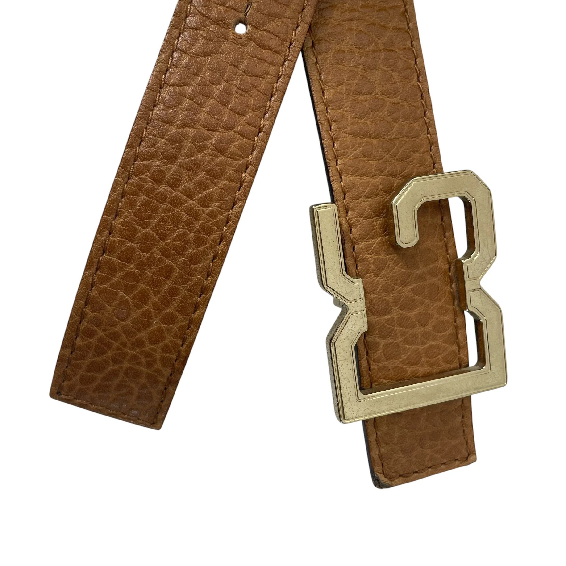 DOLCE&GABBANA/Belt/Leopard/Leather/CML/GOLD D G