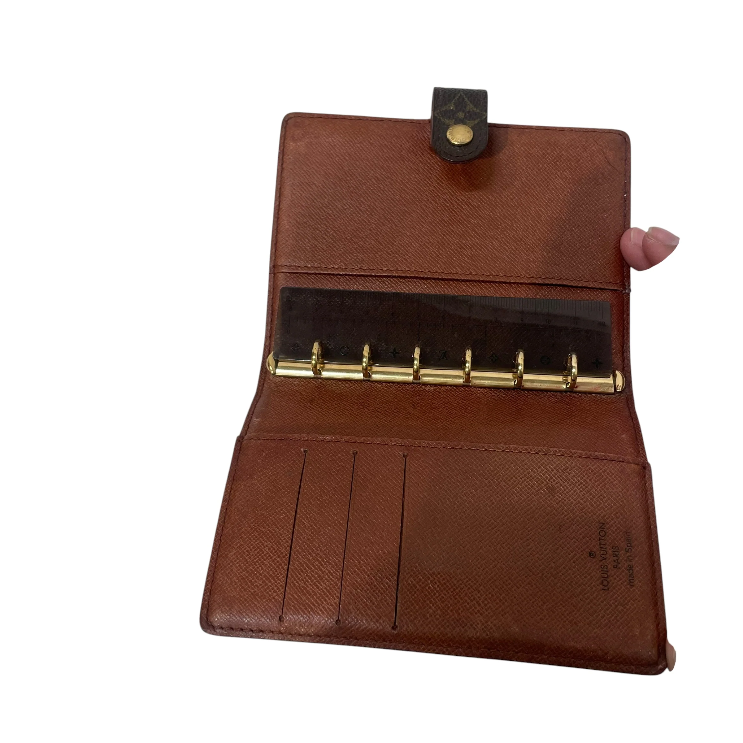 LOUIS VUITTON/Bag/Monogram/Leather/BRW/AGENDA COVER