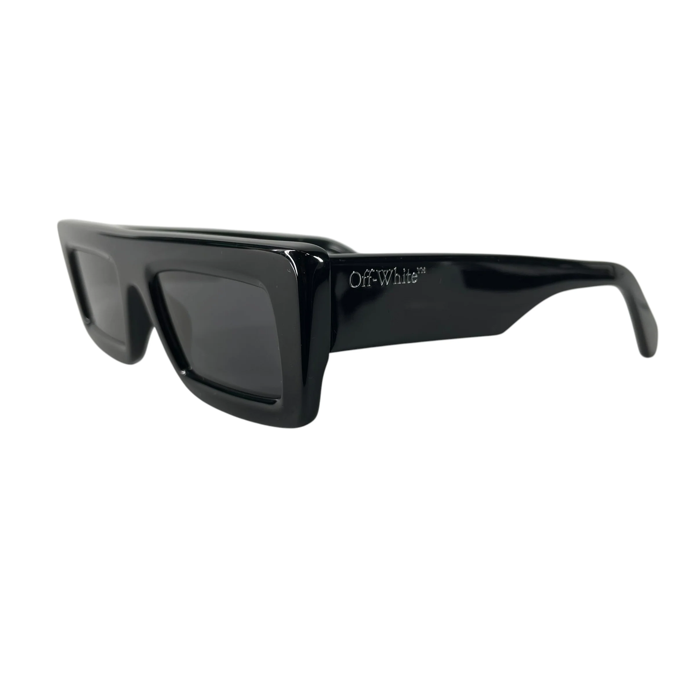 OFF-WHITE/Sunglasses/Plastic/BLK/SILVER LOGO OER1136