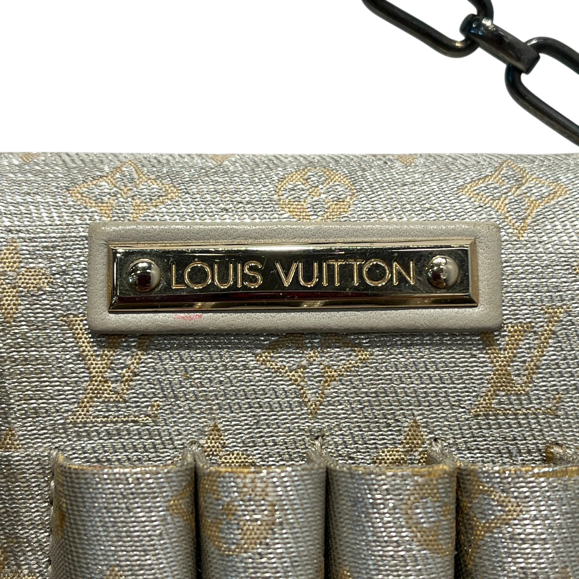 LOUIS VUITTON/Cross Body Bag/Monogram/SLV/2002 CRUISE LINE METALLIC
