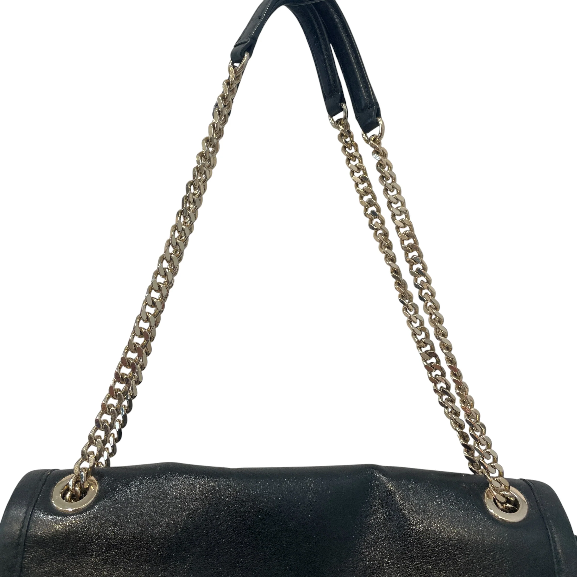 COACH/Hand Bag/Leather/BLK/Large Ranger Flap