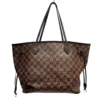 LOUIS VUITTON/Tote Bag/Monogram/Leather/BRW/DAMIER NEVERFULL MM