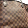 LOUIS VUITTON/Tote Bag/Monogram/Leather/BRW/DAMIER NEVERFULL MM
