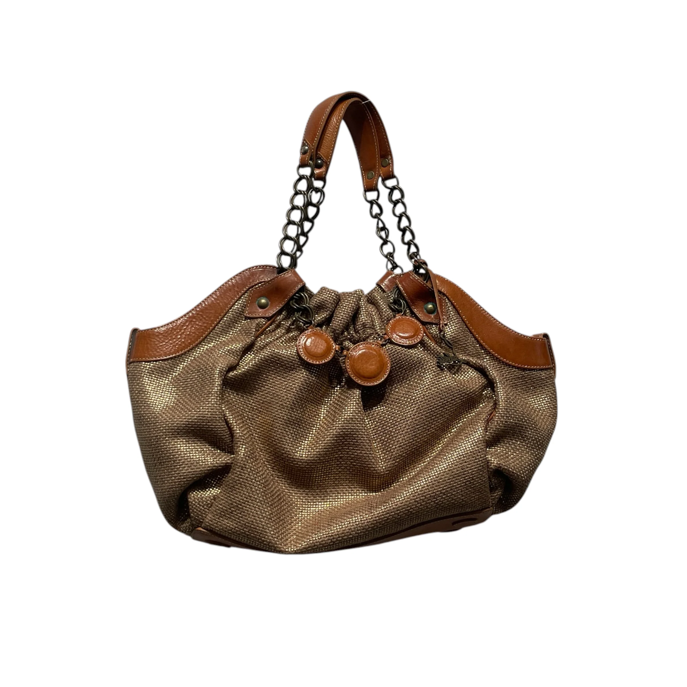 Christian Louboutin/Hand Bag/Cotton/BRW/CHRISTIAN LOUBOTUIN HAND BAG