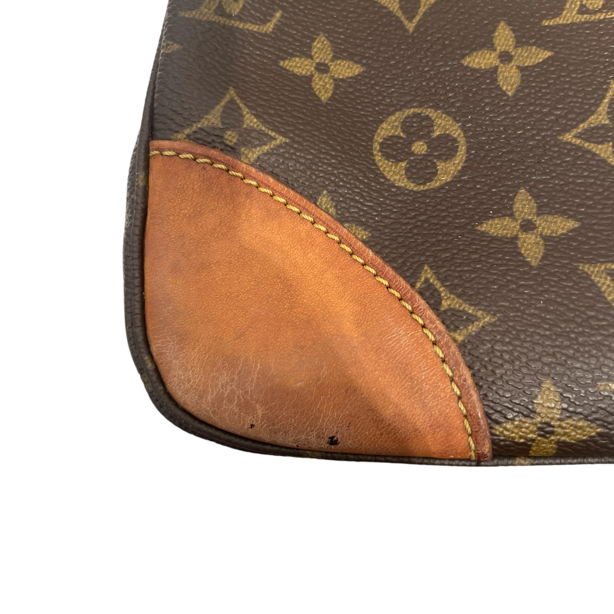 LOUIS VUITTON/Cross Body Bag/Leather/BRW/LOUIS VUITTON BOULOGNE SHOULDE