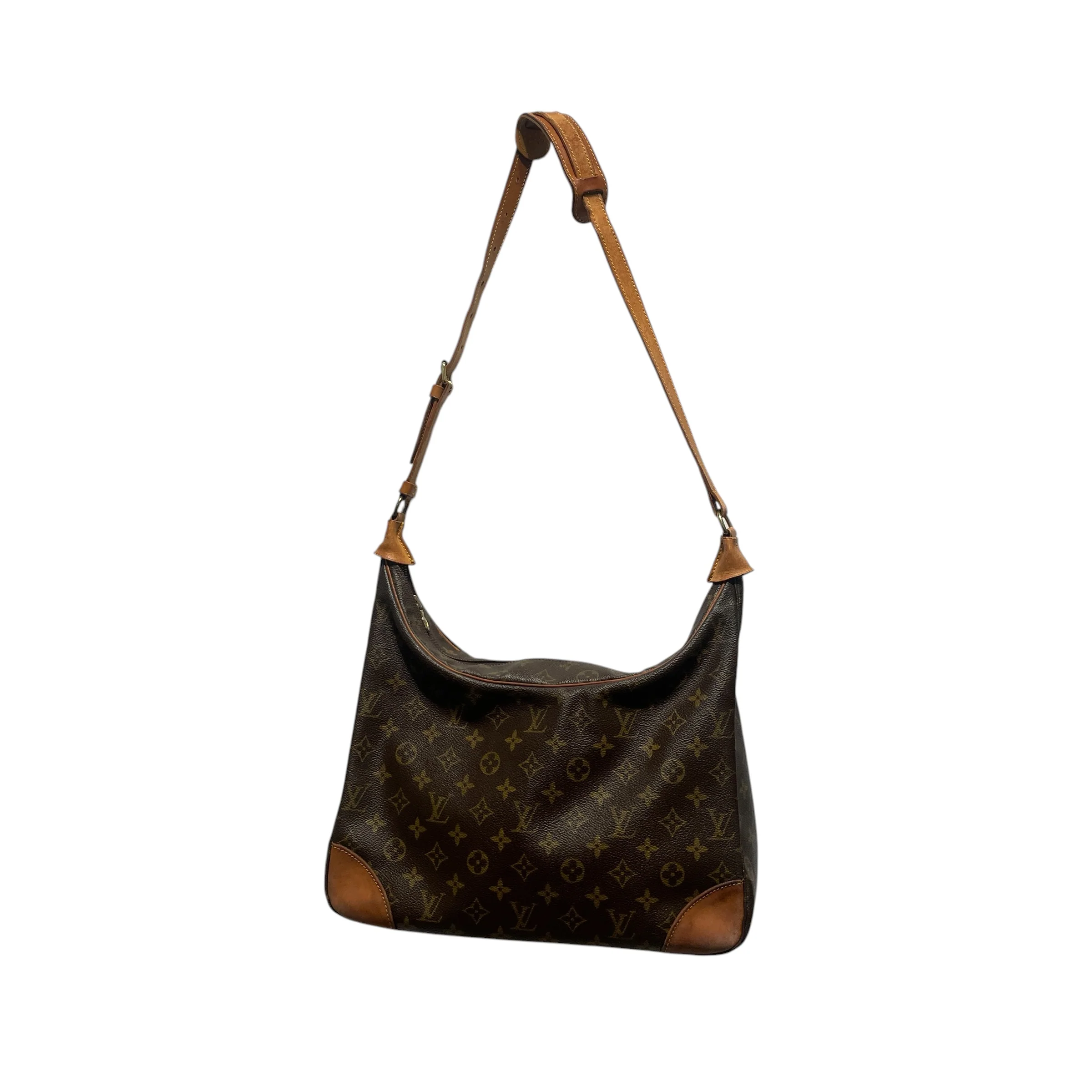 LOUIS VUITTON/Cross Body Bag/Leather/BRW/LOUIS VUITTON BOULOGNE SHOULDE