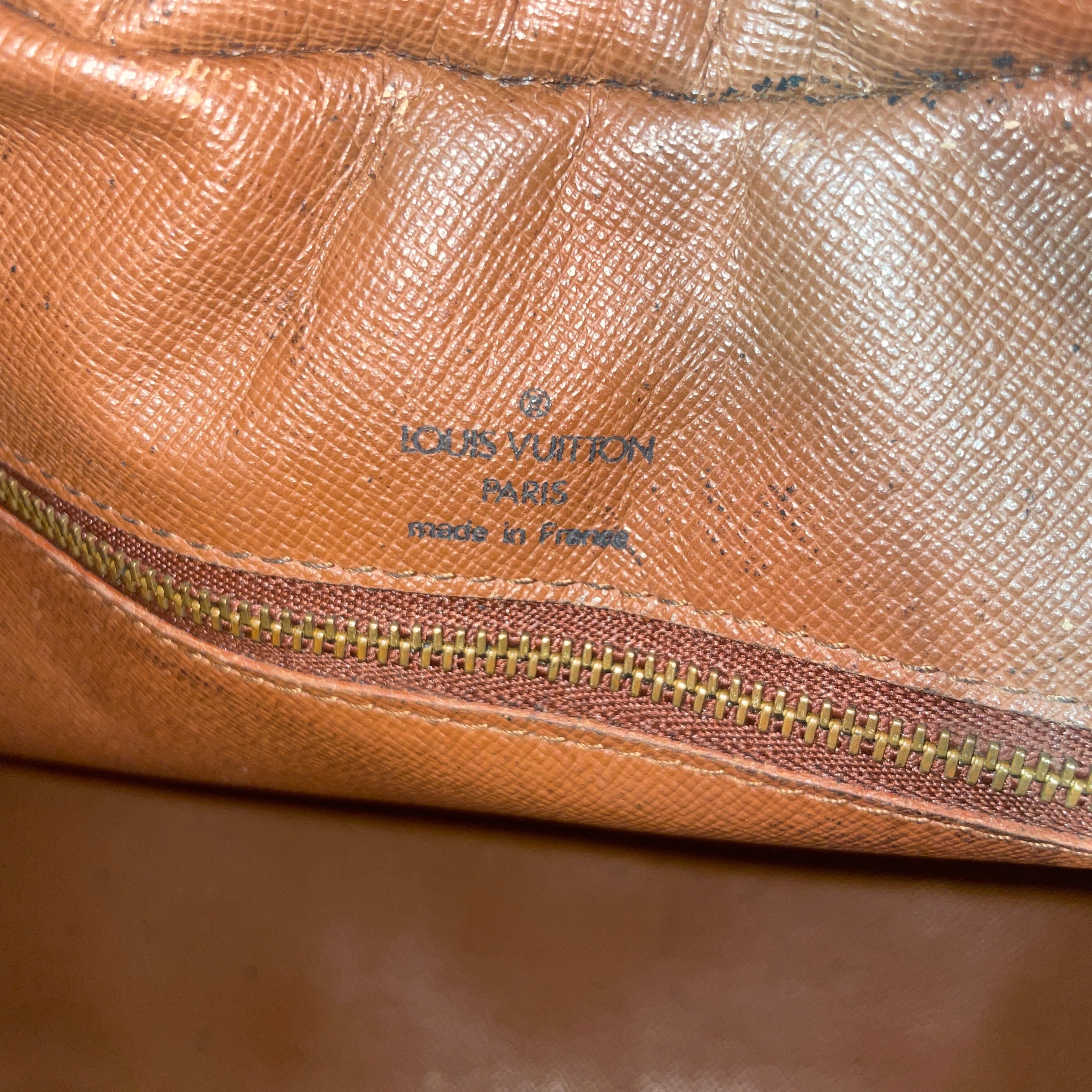 LOUIS VUITTON/Cross Body Bag/Leather/BRW/LOUIS VUITTON BOULOGNE SHOULDE