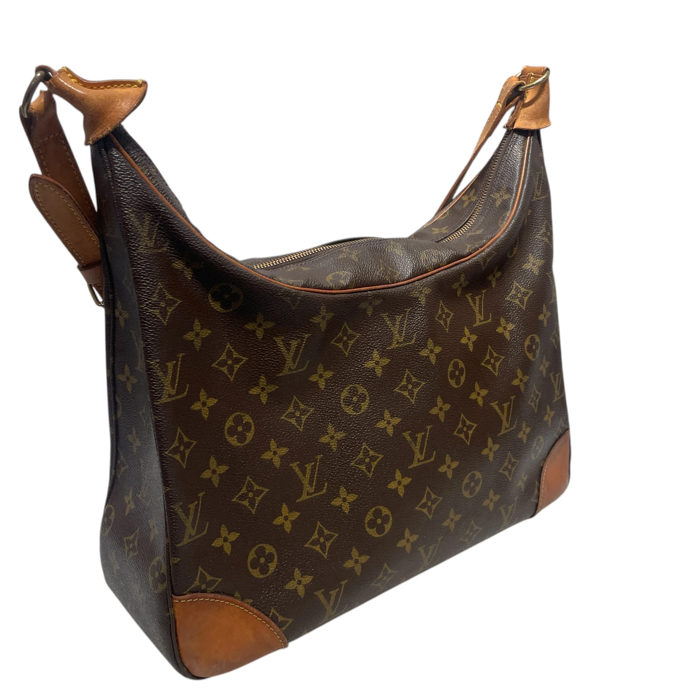 LOUIS VUITTON/Cross Body Bag/Leather/BRW/LOUIS VUITTON BOULOGNE SHOULDE