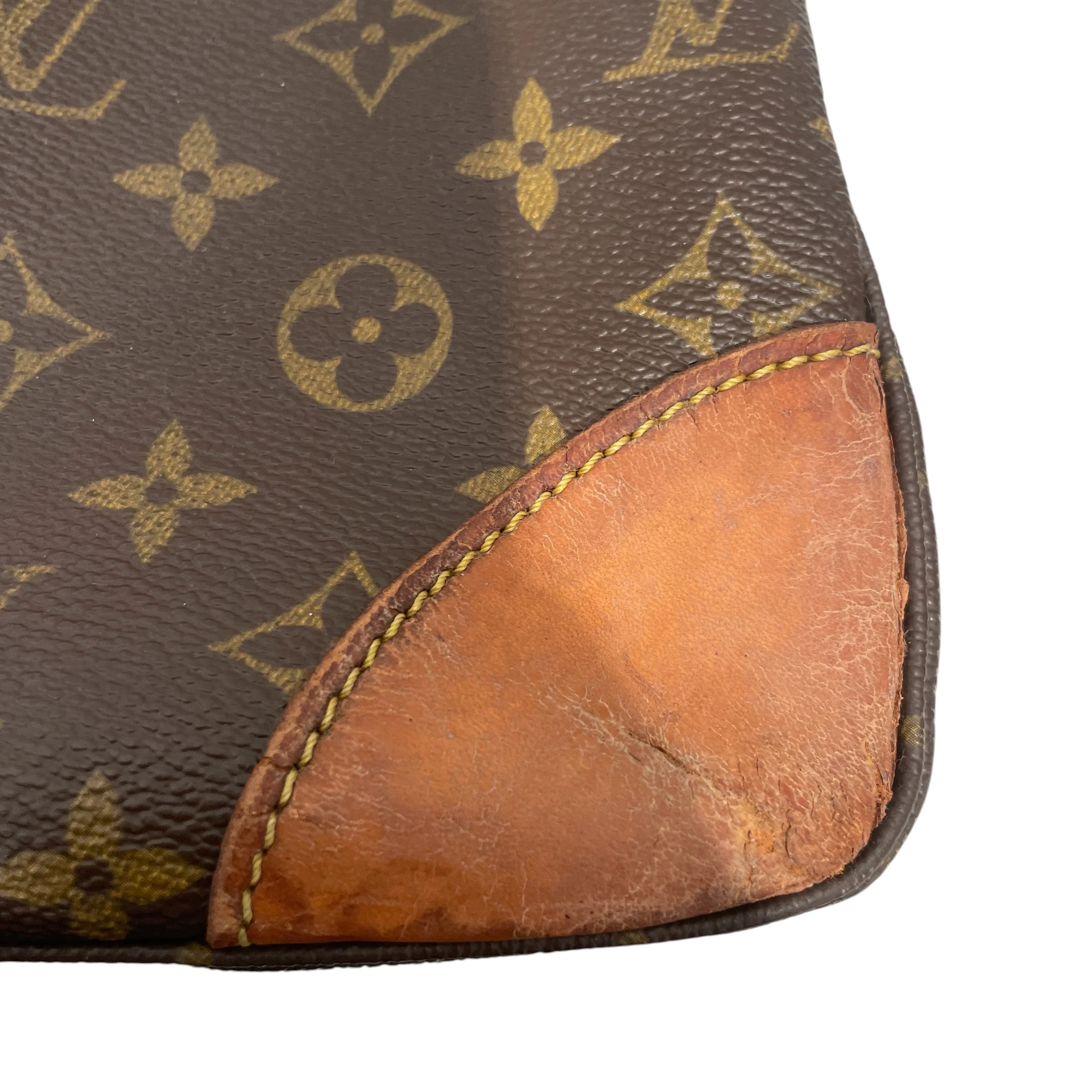 LOUIS VUITTON/Cross Body Bag/Leather/BRW/LOUIS VUITTON BOULOGNE SHOULDE