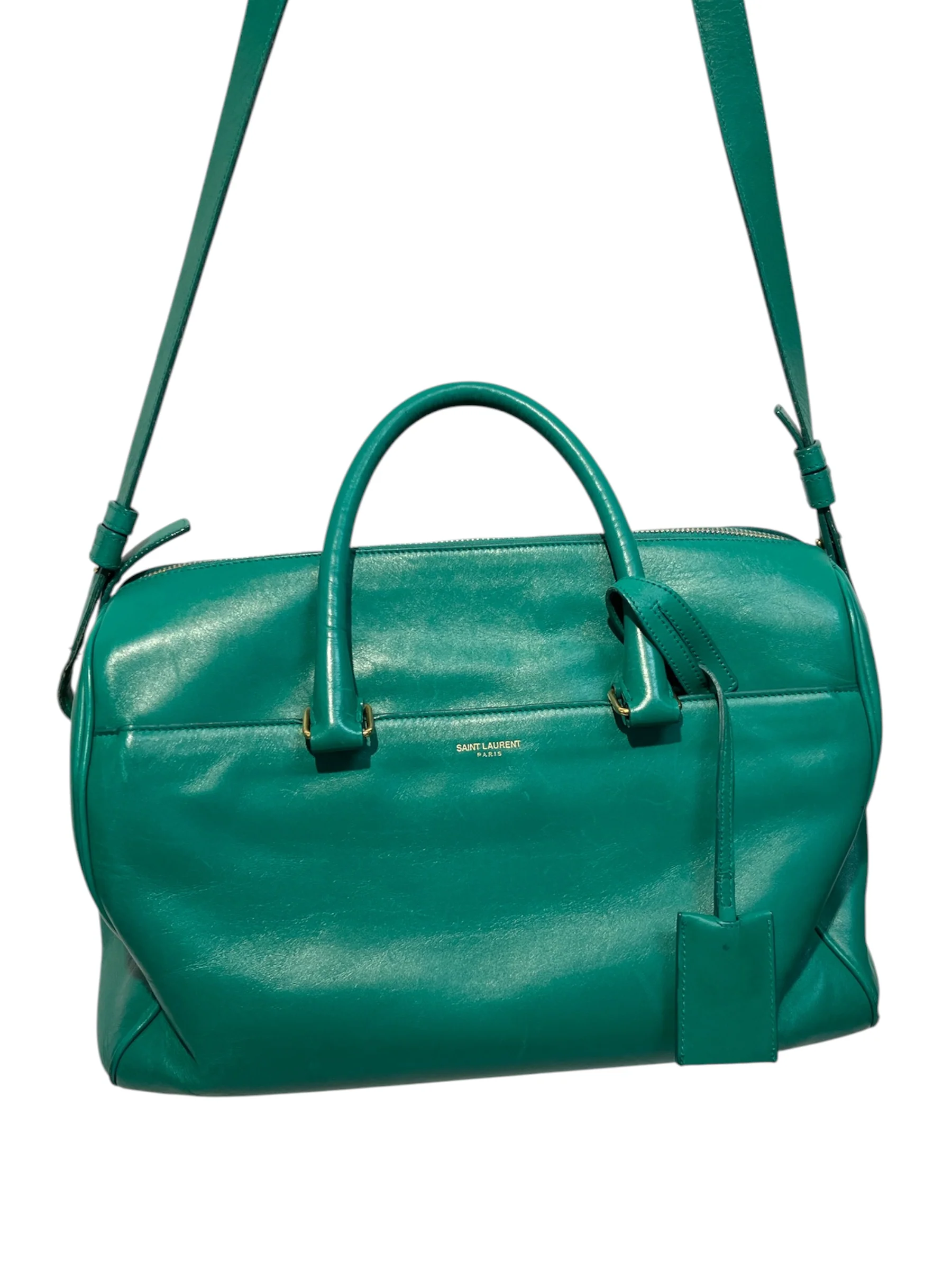 SAINT LAURENT/Cross Body Bag/Leather/GRN/