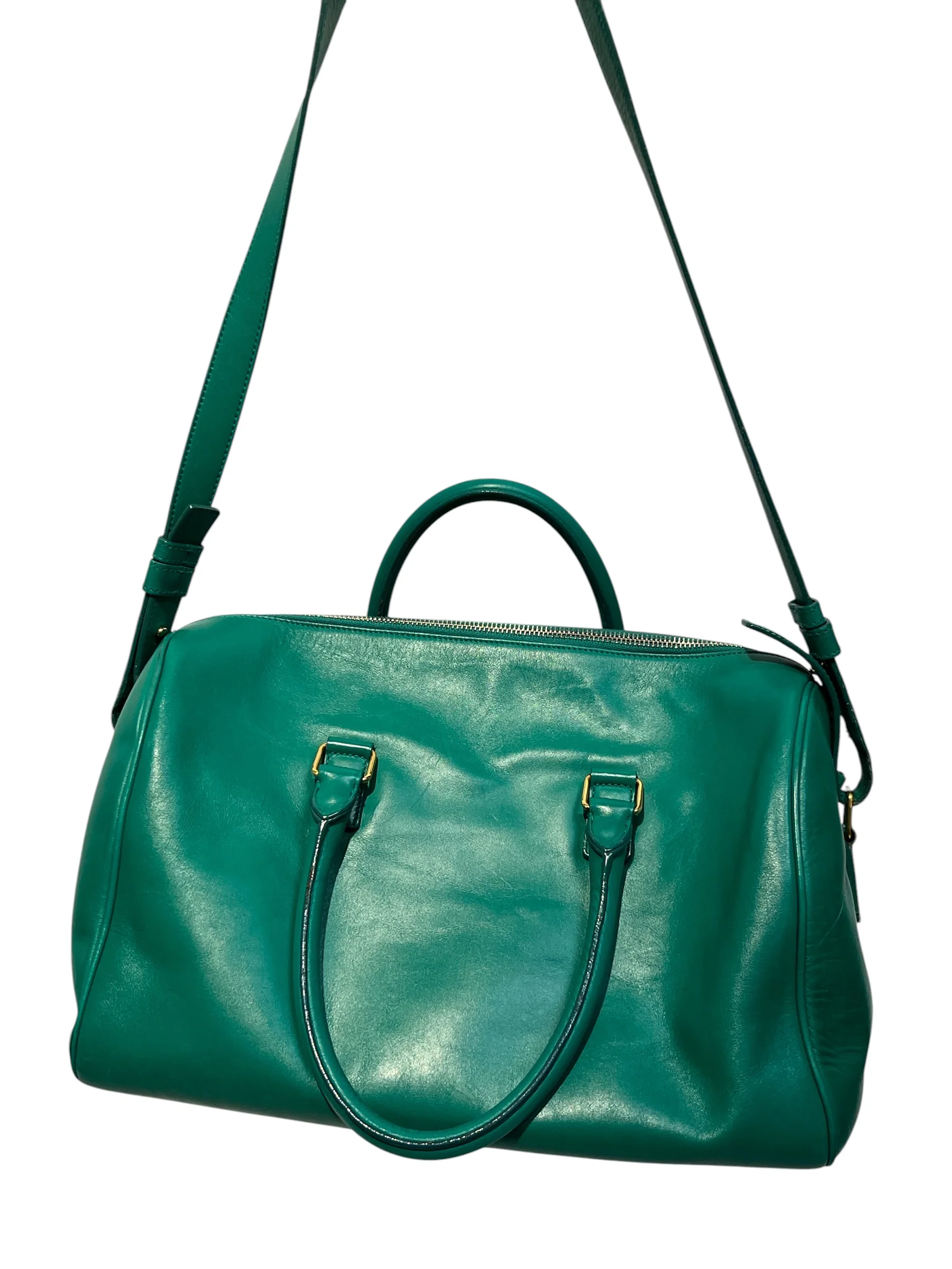SAINT LAURENT/Cross Body Bag/Leather/GRN/
