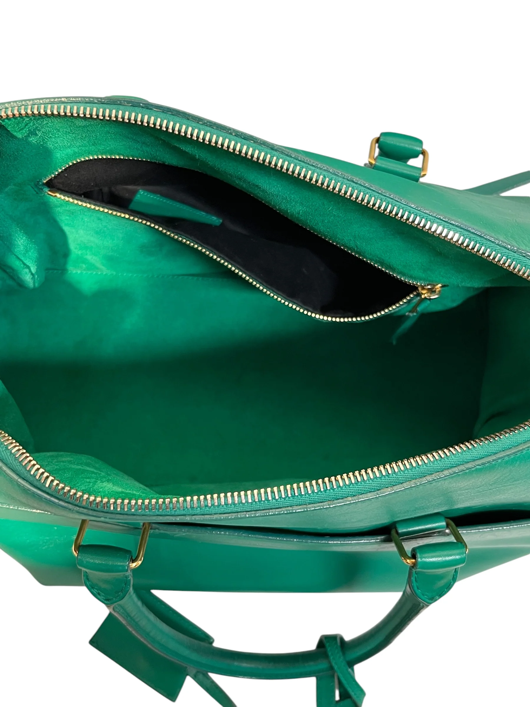 SAINT LAURENT/Cross Body Bag/Leather/GRN/