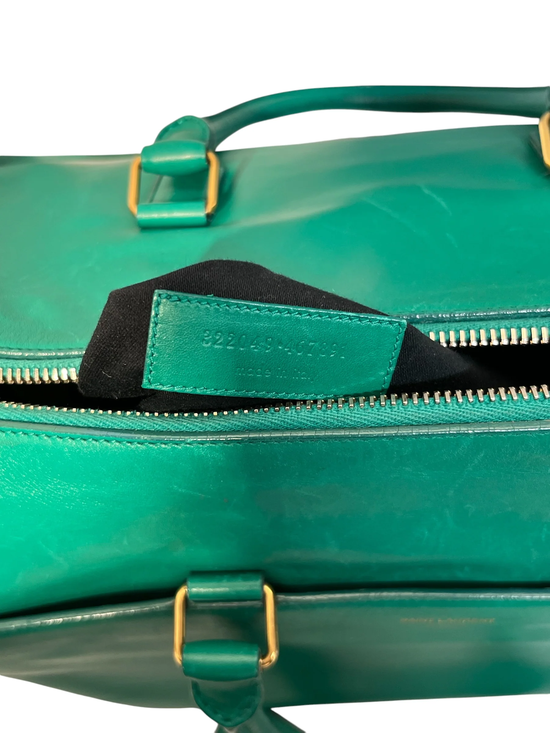 SAINT LAURENT/Cross Body Bag/Leather/GRN/
