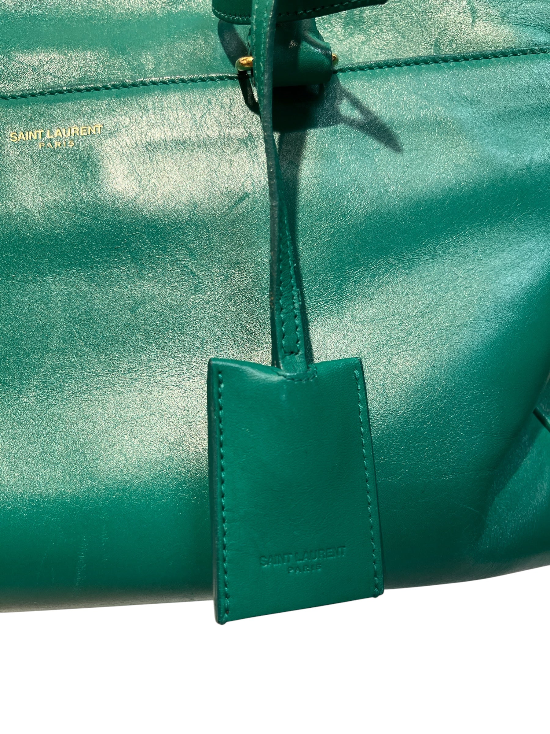 SAINT LAURENT/Cross Body Bag/Leather/GRN/