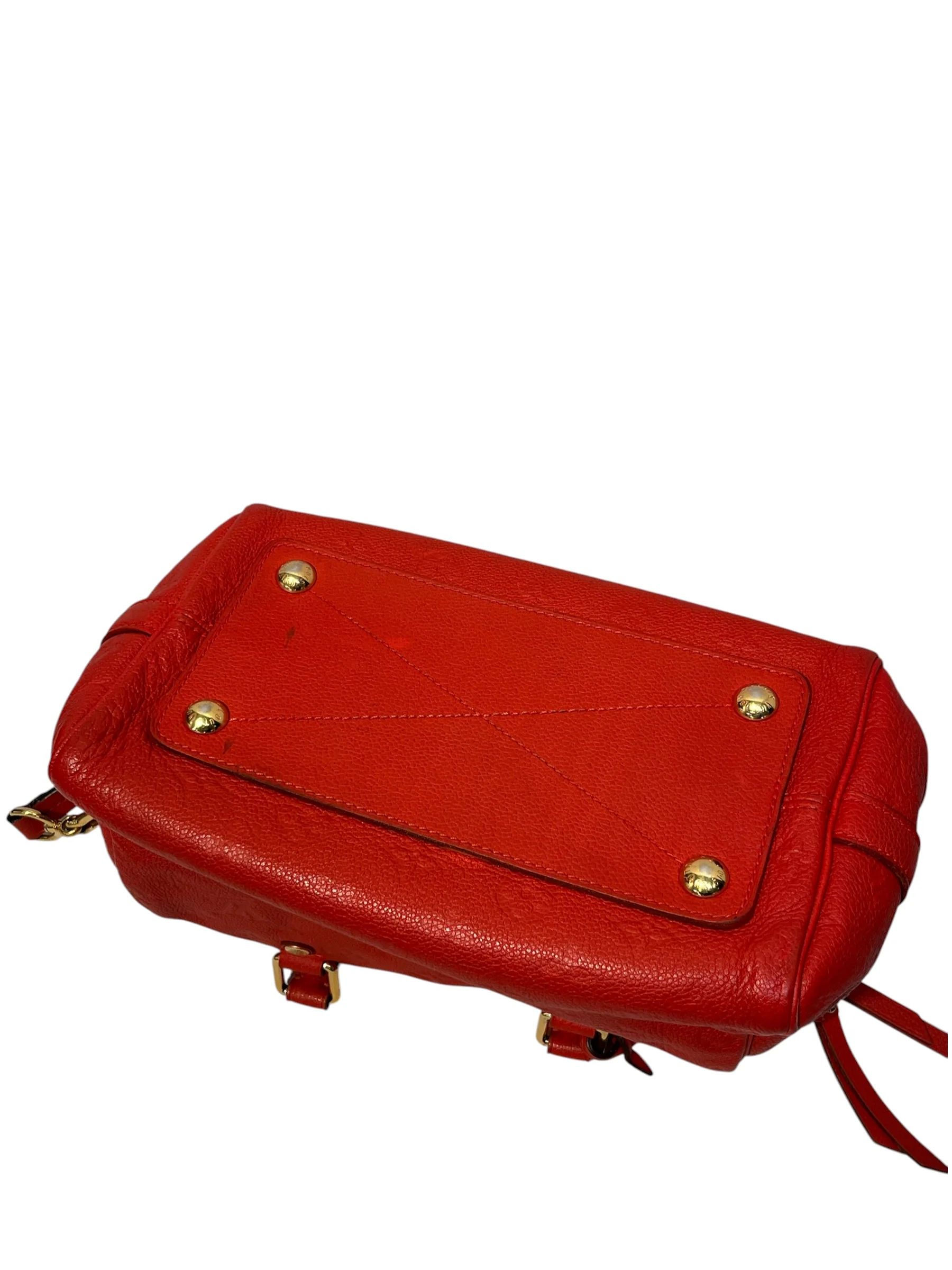 LOUIS VUITTON/Cross Body Bag/Monogram/Leather/RED/Empreinte Speedy Bandouliere