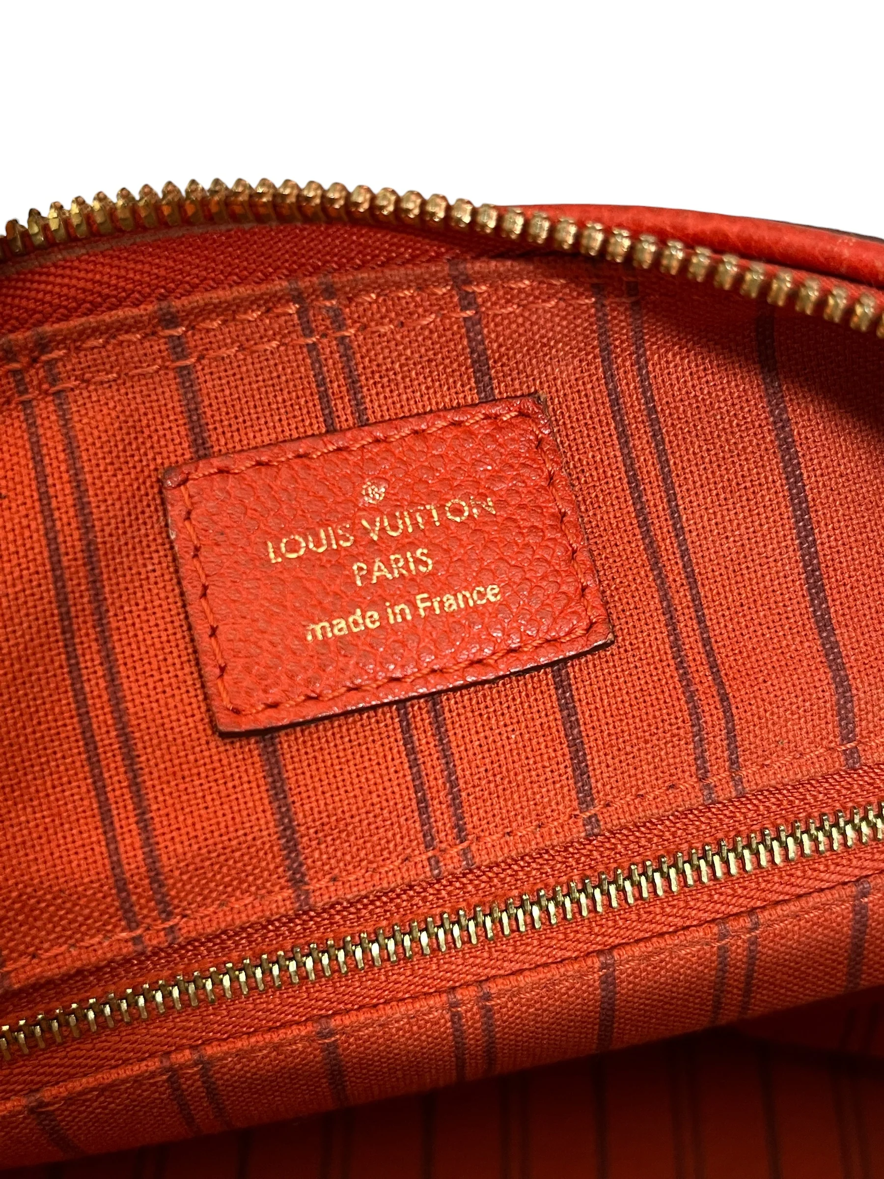 LOUIS VUITTON/Cross Body Bag/Monogram/Leather/RED/Empreinte Speedy Bandouliere