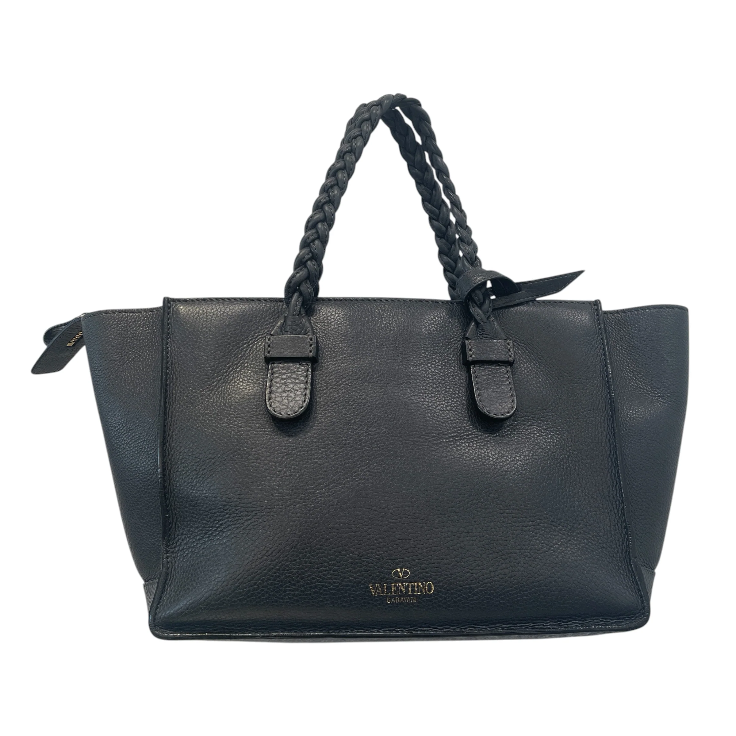 VALENTINO GARAVANI/Tote Bag/Leather/BLK/