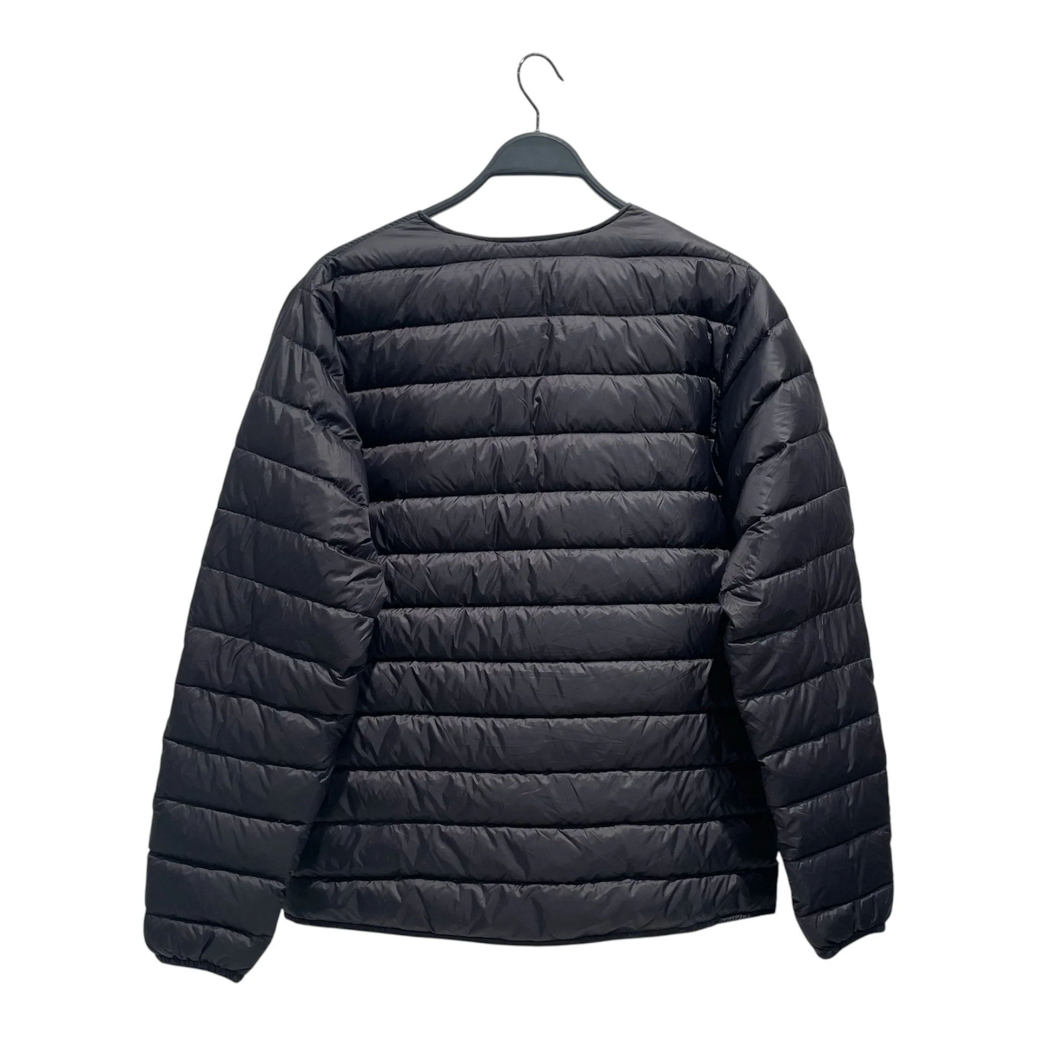 A BATHING APE/Puffer Jkt/L/Nylon/BLK/Happy New Year Lightweight