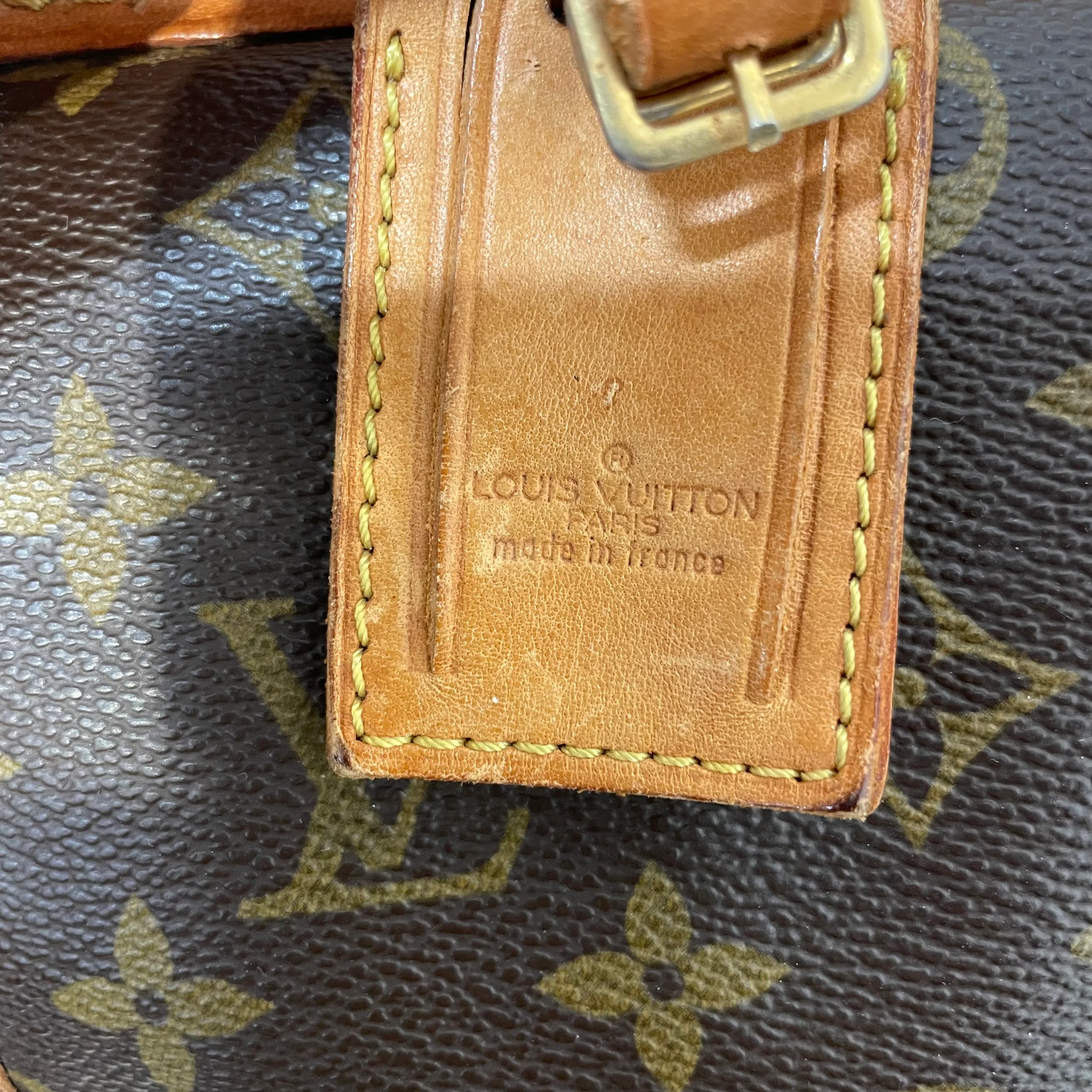 LOUIS VUITTON/Cross Body Bag/Monogram/Leather/BRW/MONOGRAM HUNTING BAG VINTAGE