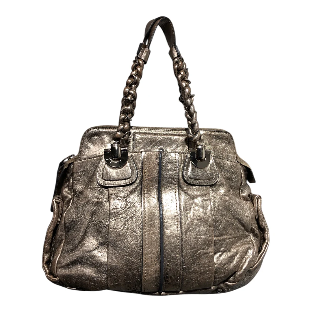 Chloe/Tote Bag/GLD/matallic gold tote heloise