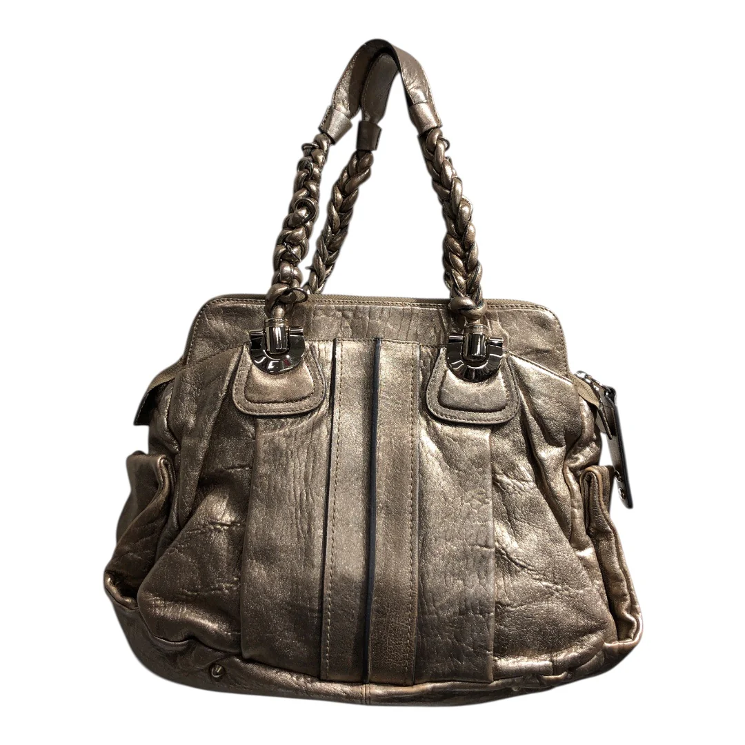 Chloe/Tote Bag/GLD/matallic gold tote heloise