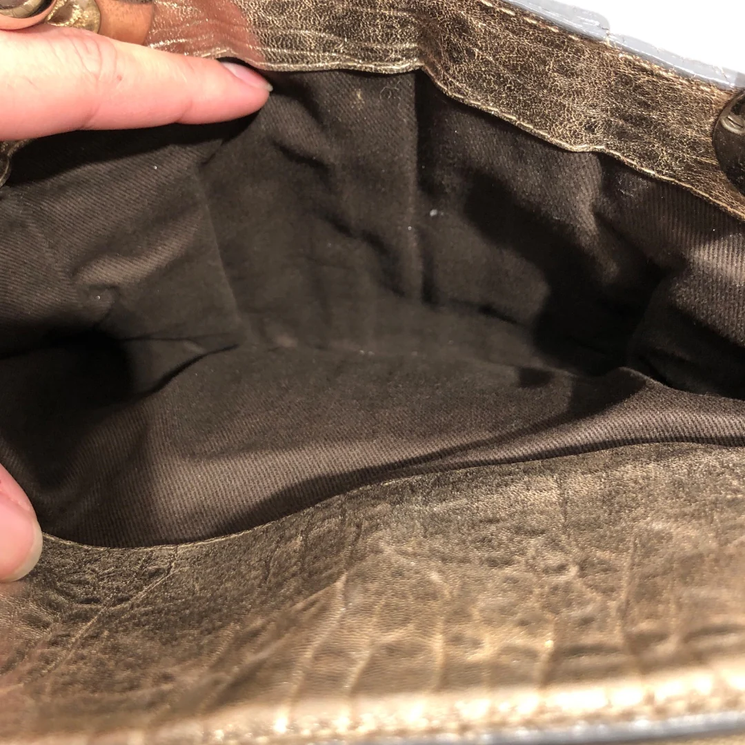 Chloe/Tote Bag/GLD/matallic gold tote heloise
