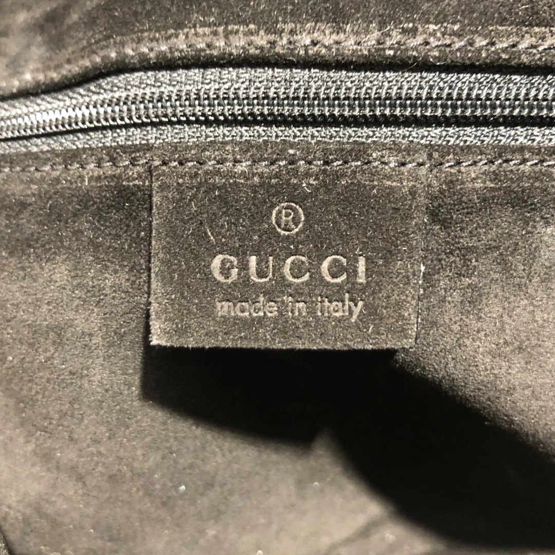 GUCCI/Hand Bag/Leather/BLK/tom ford snakeskin embossed