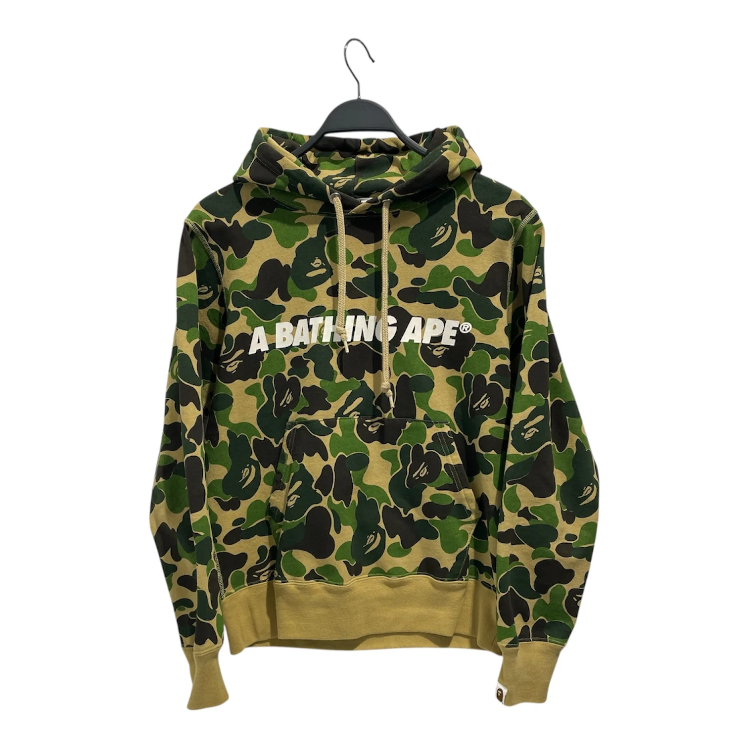 A BATHING APE/Hoodie/M/Camouflage/Cotton/KHK/2nd Camo ABC Hoodie