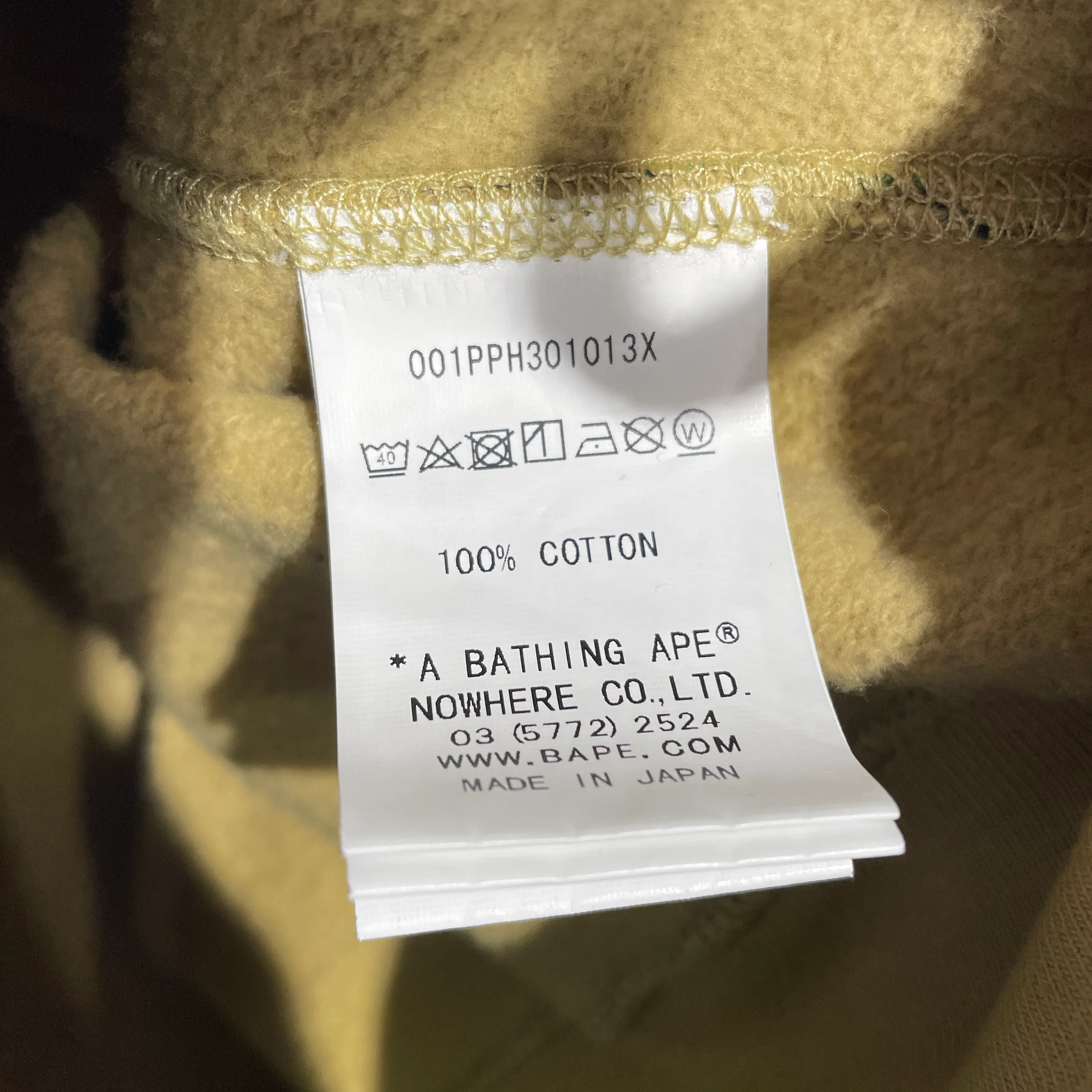 A BATHING APE/Hoodie/M/Camouflage/Cotton/KHK/2nd Camo ABC Hoodie