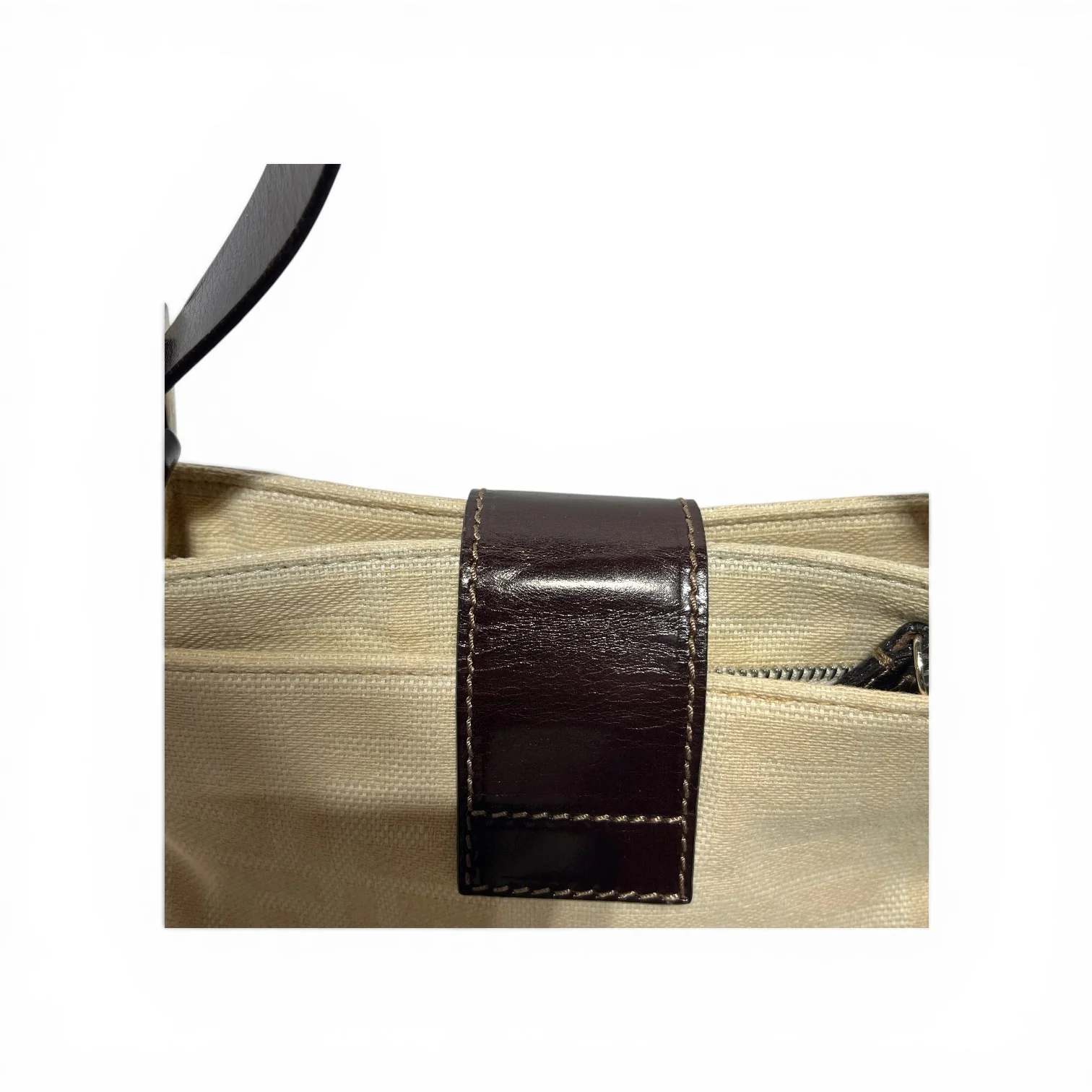 FENDI/Hand Bag/Cotton/BEG/zucca momma baguette