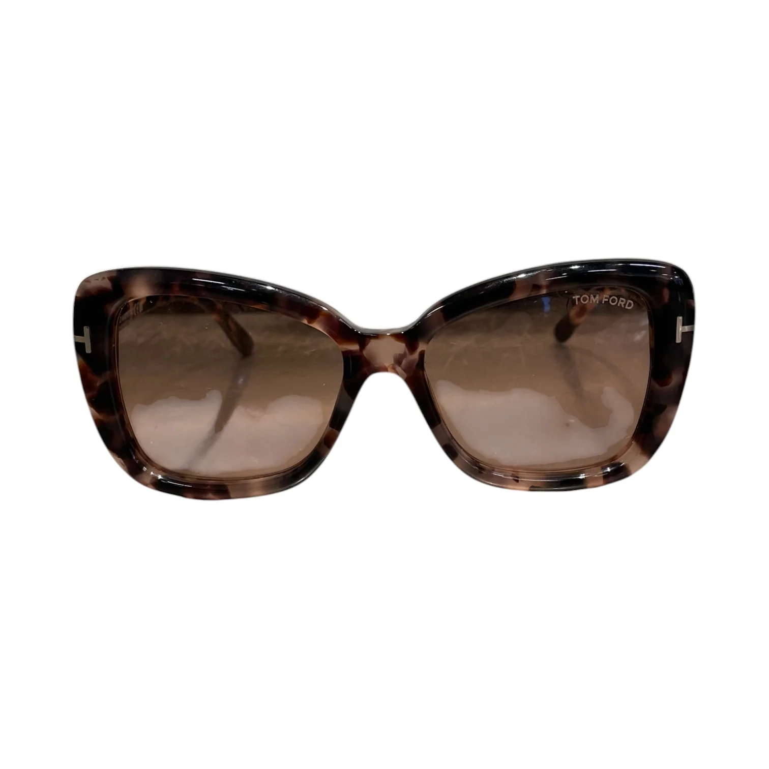 TOM FORD/Sunglasses/Animal Pattern/Plastic/BRW/Maeve TF 1008 55Y