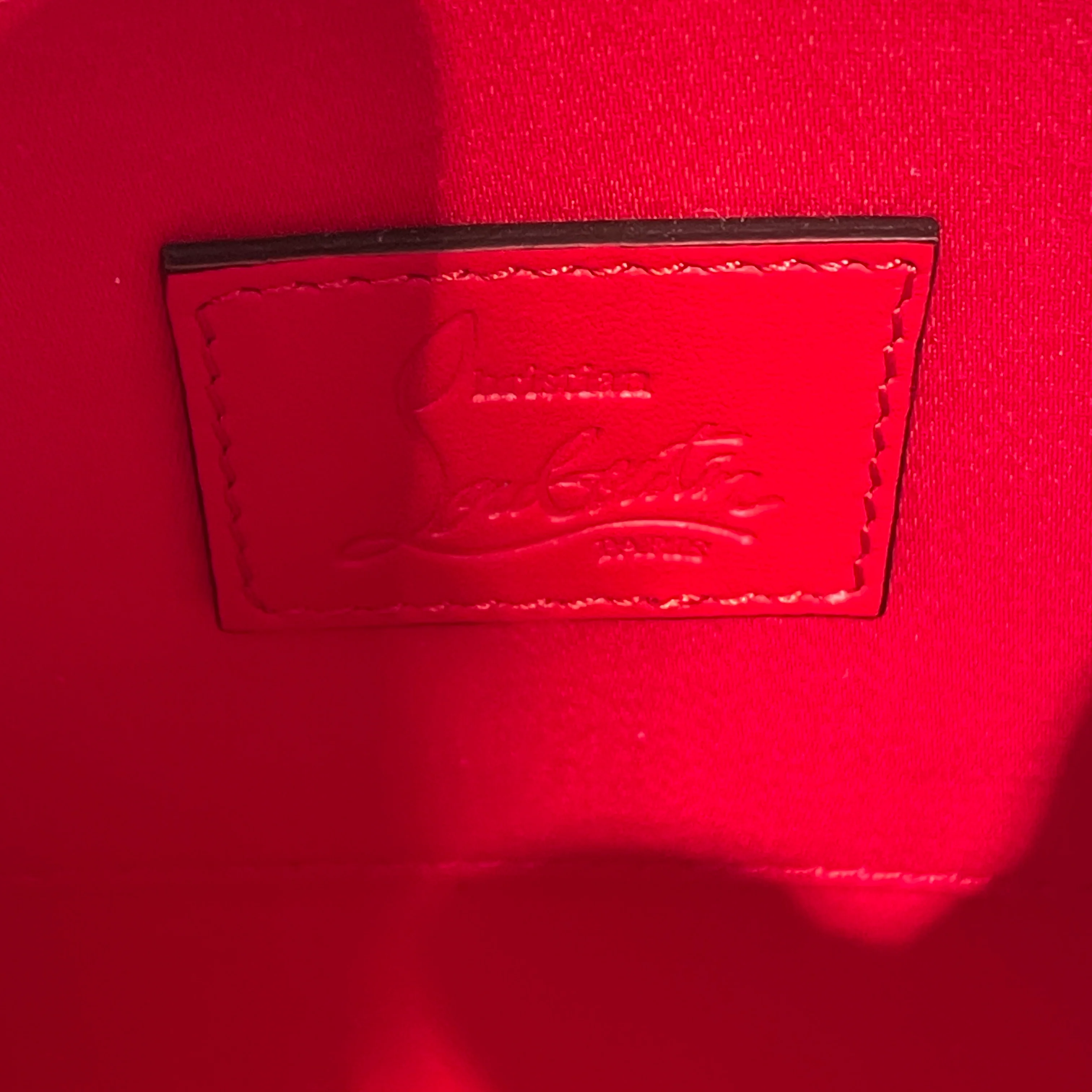 Christian Louboutin/Pouch/Leather/PNK/Loubicute Vintage Charms
