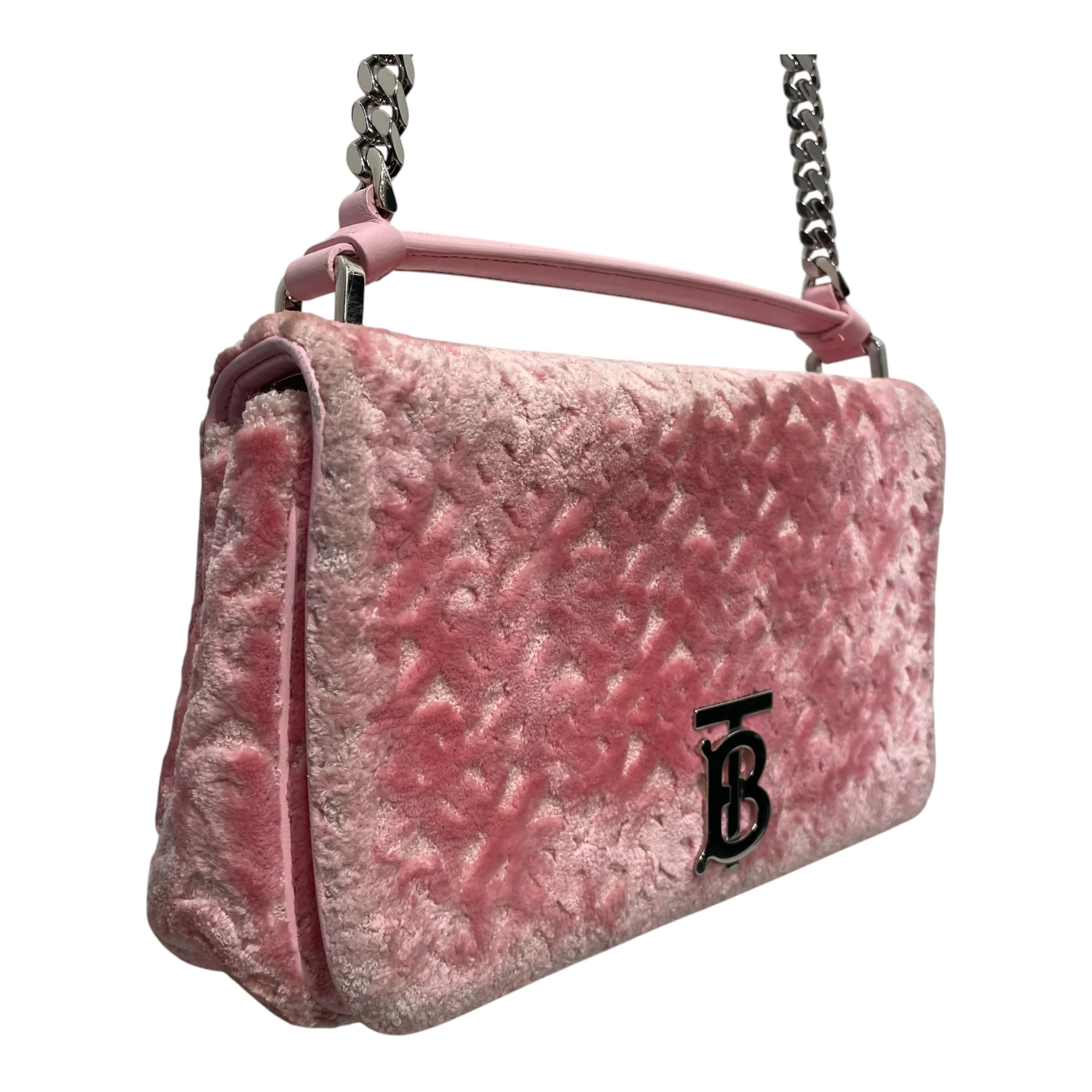 BURBERRY/Bag/Faux Leather/PNK/