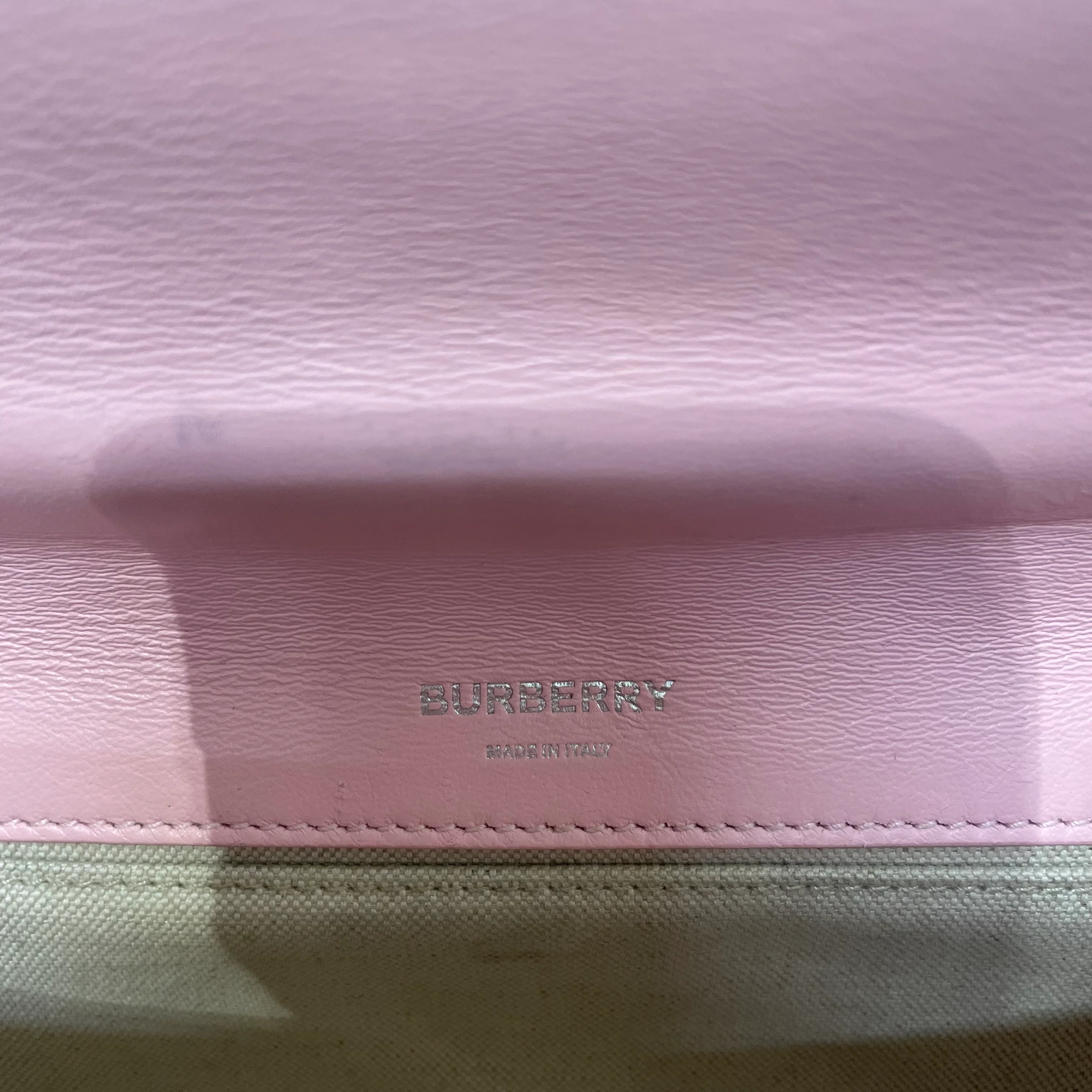 BURBERRY/Bag/Faux Leather/PNK/