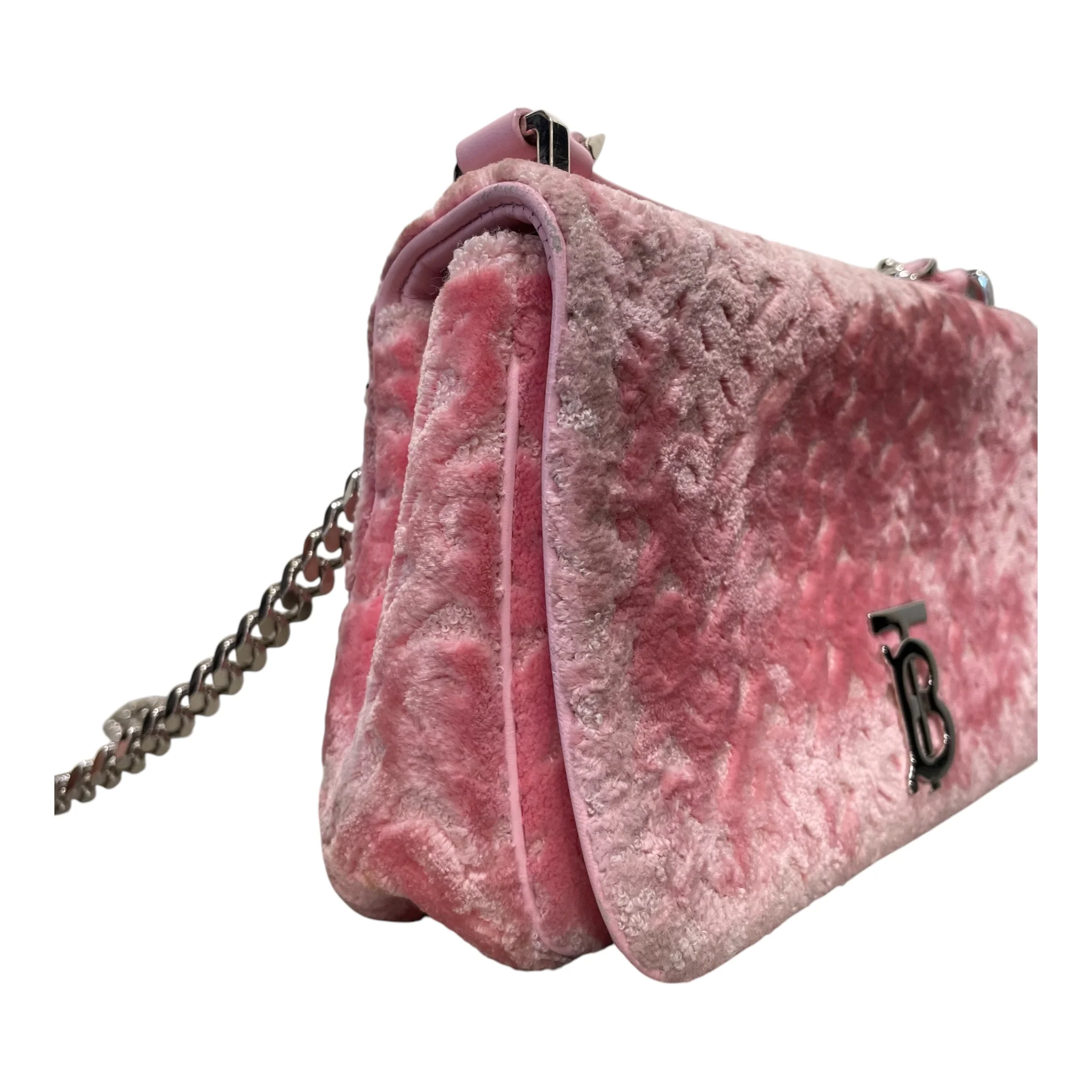 BURBERRY/Bag/Faux Leather/PNK/